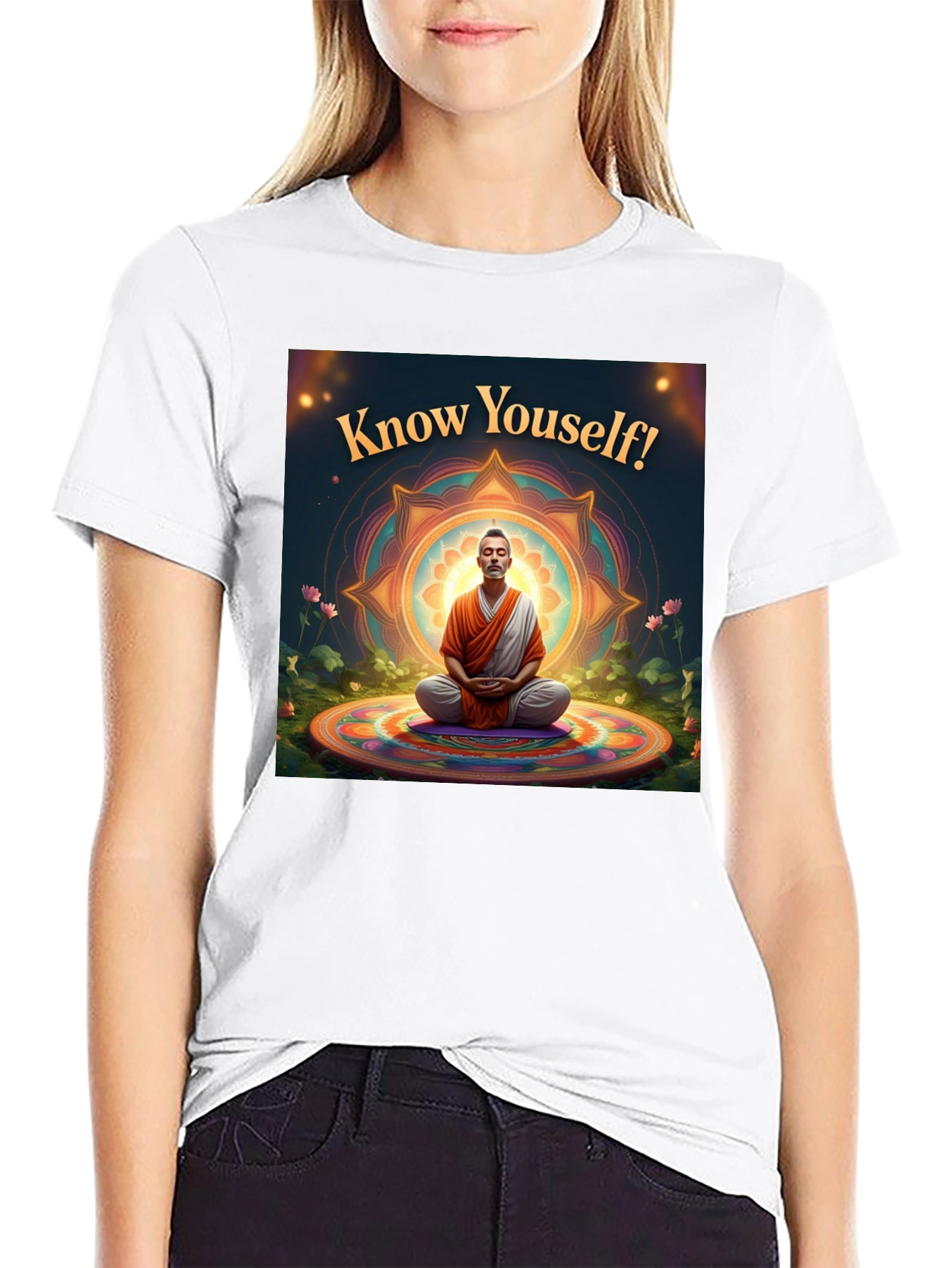 Know Yourself T-Shirt - Spiritual Zen Design