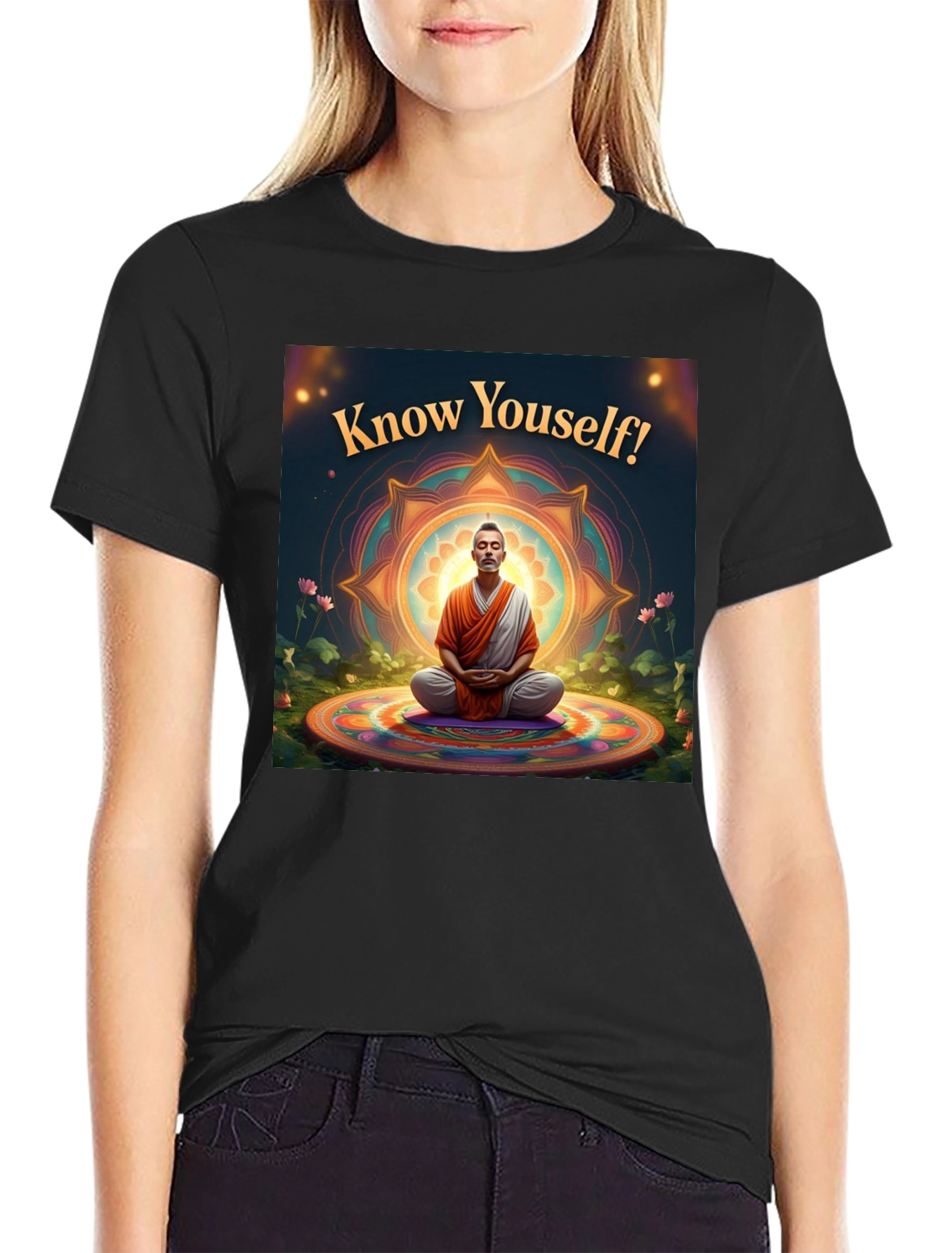 Know Yourself T-Shirt - Spiritual Zen Design