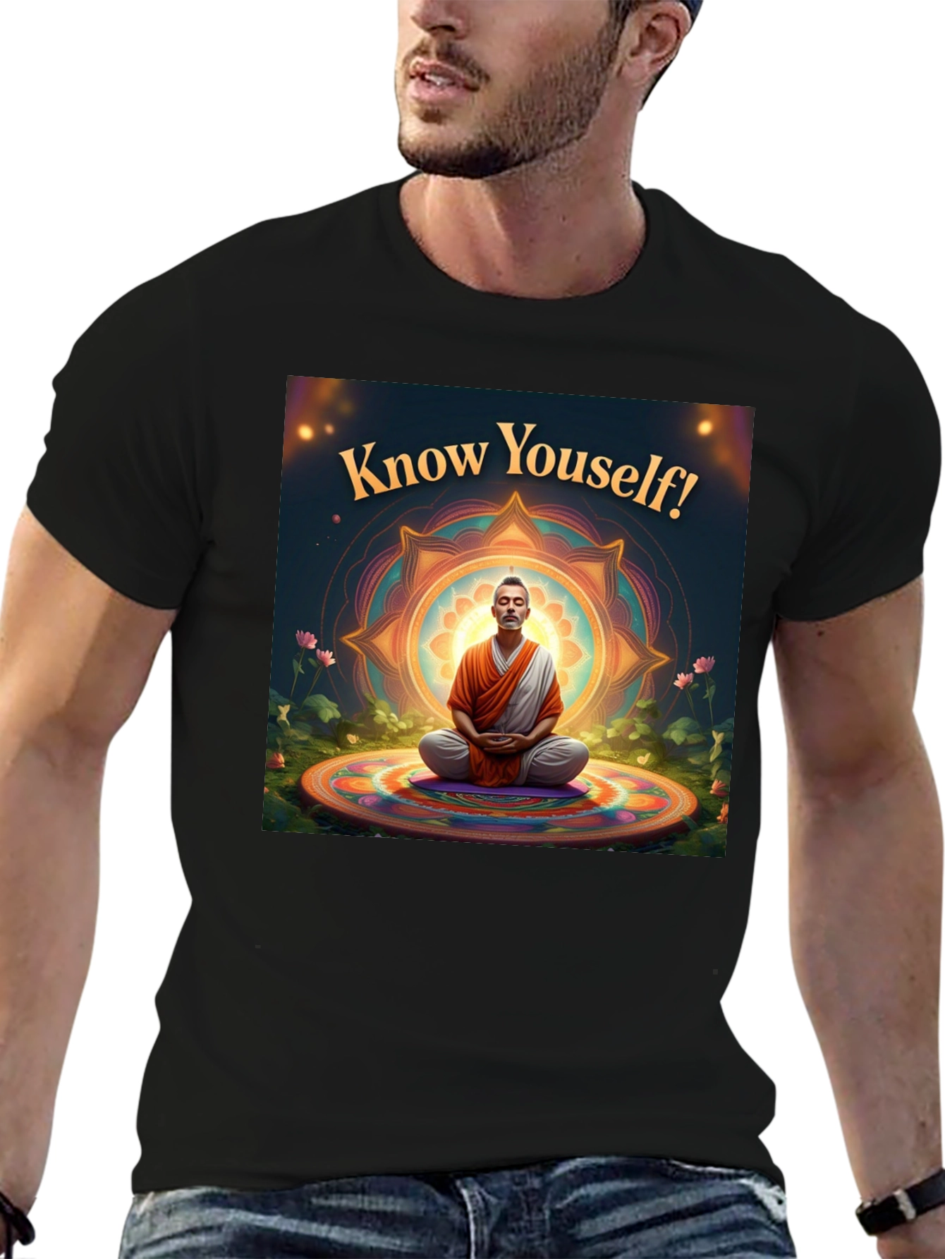Know Yourself T-Shirt - Spiritual Zen Design
