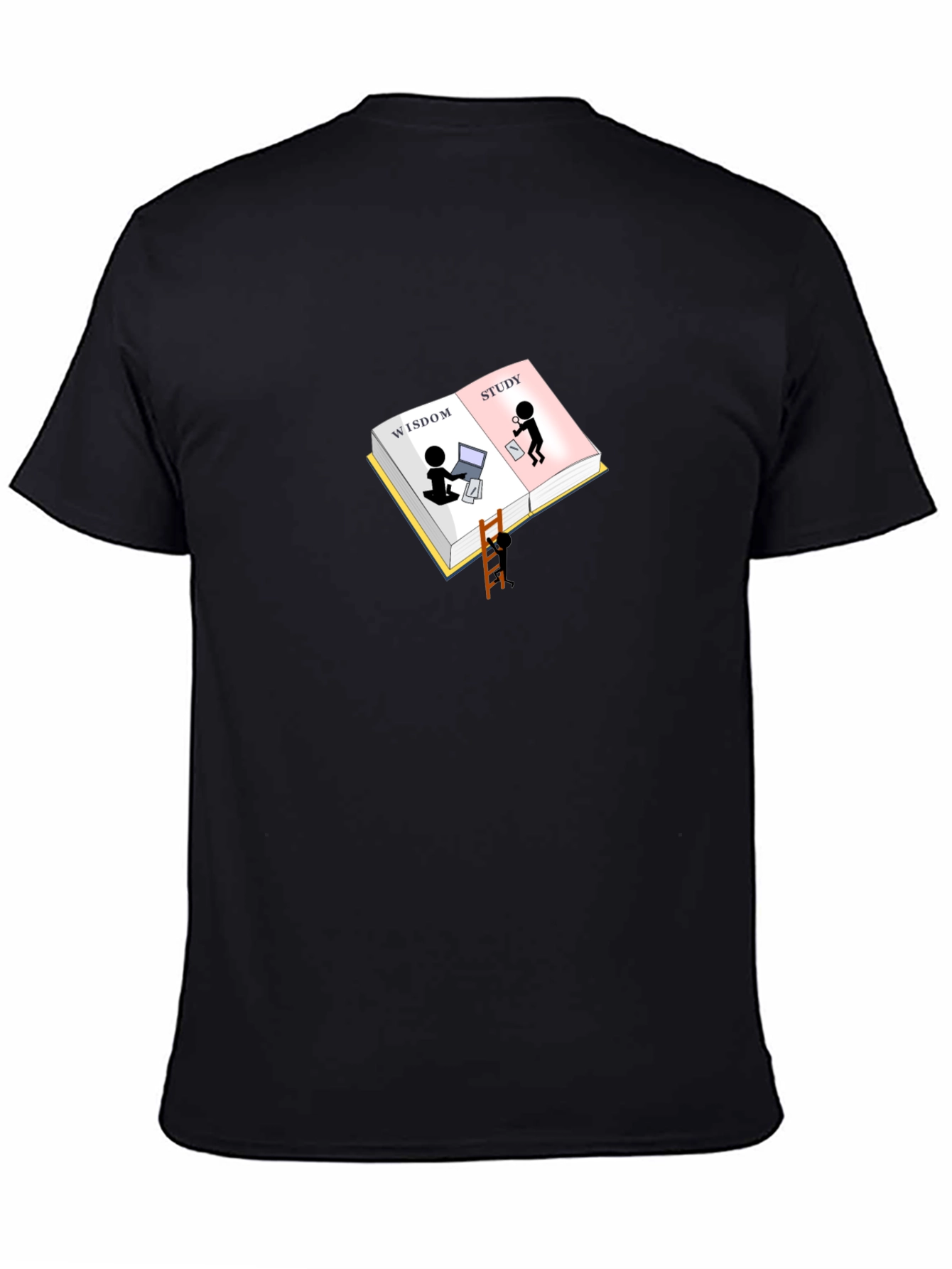 Wisdom & Study Graphic Tee - Black