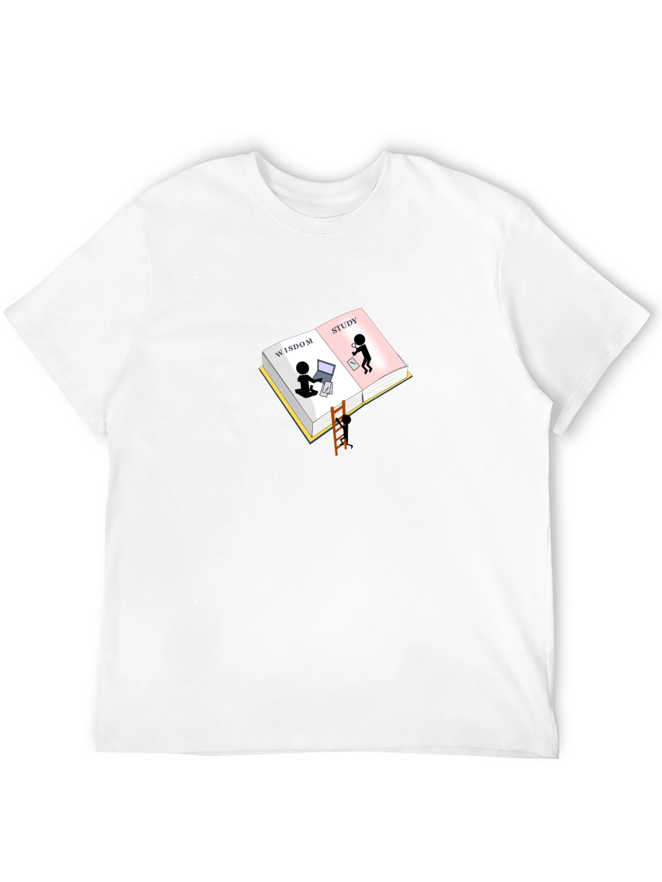 Wisdom & Study Graphic Tee - Black
