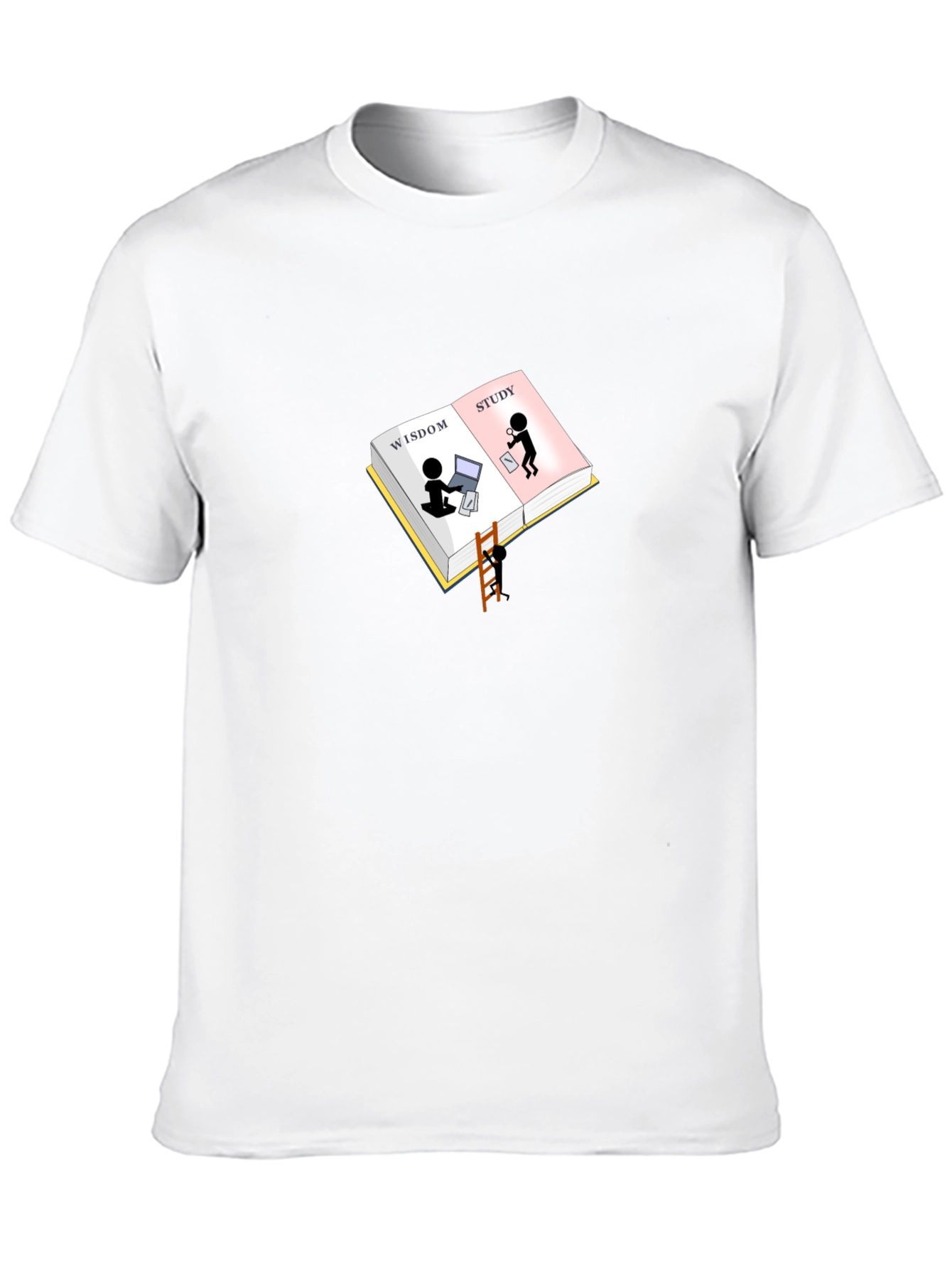 Wisdom & Study Graphic Tee - Black