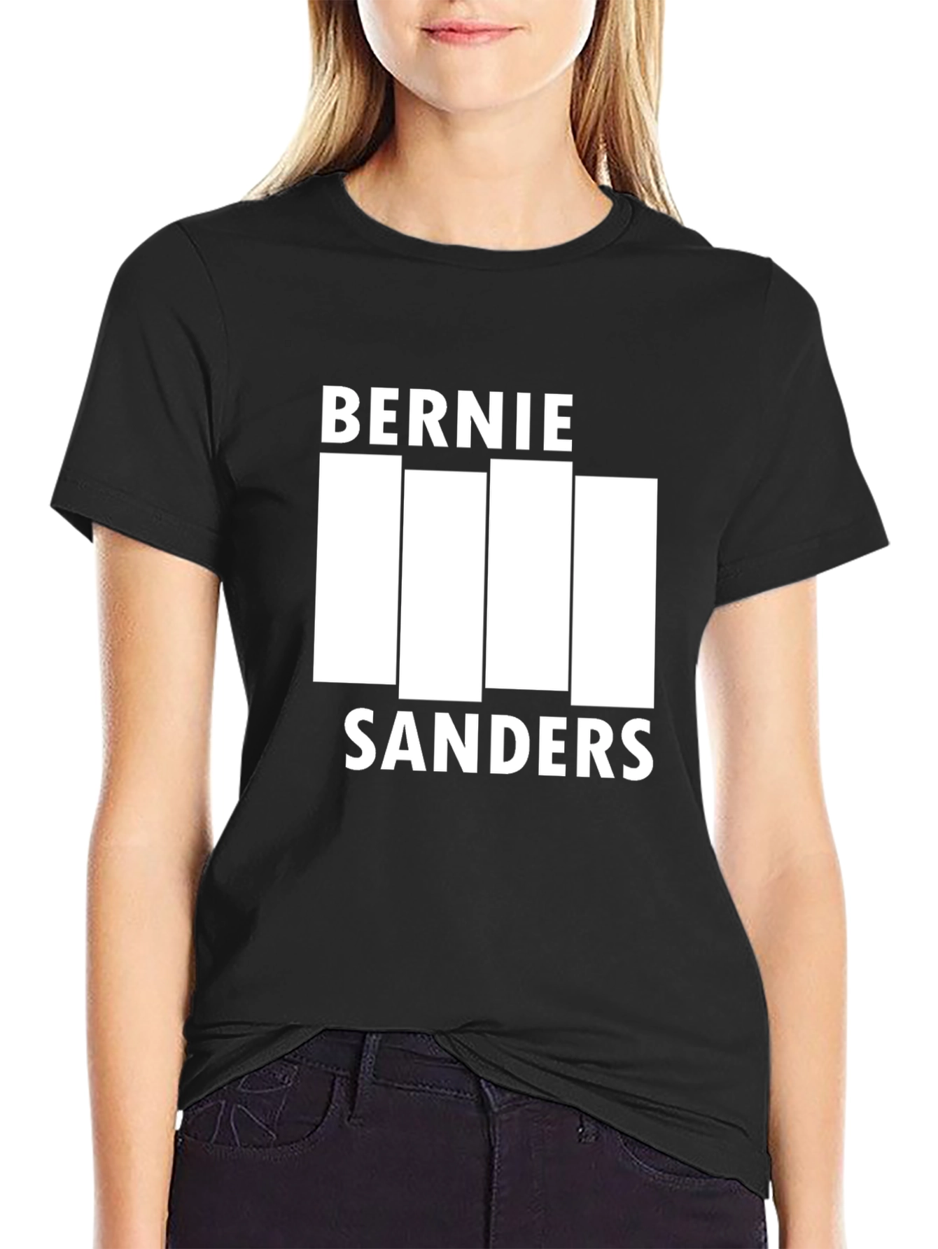 Bernie Sanders Black Flag Inspired T-Shirt