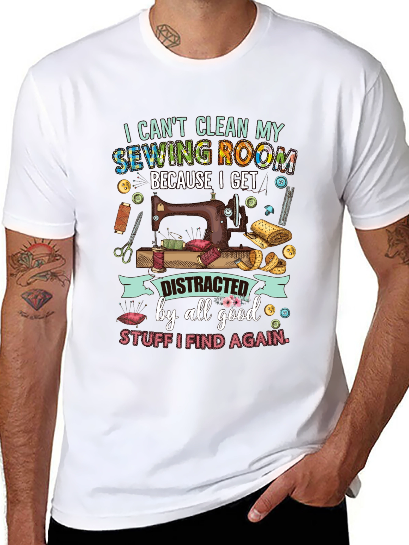 Sewing Room Distraction Graphic Tee