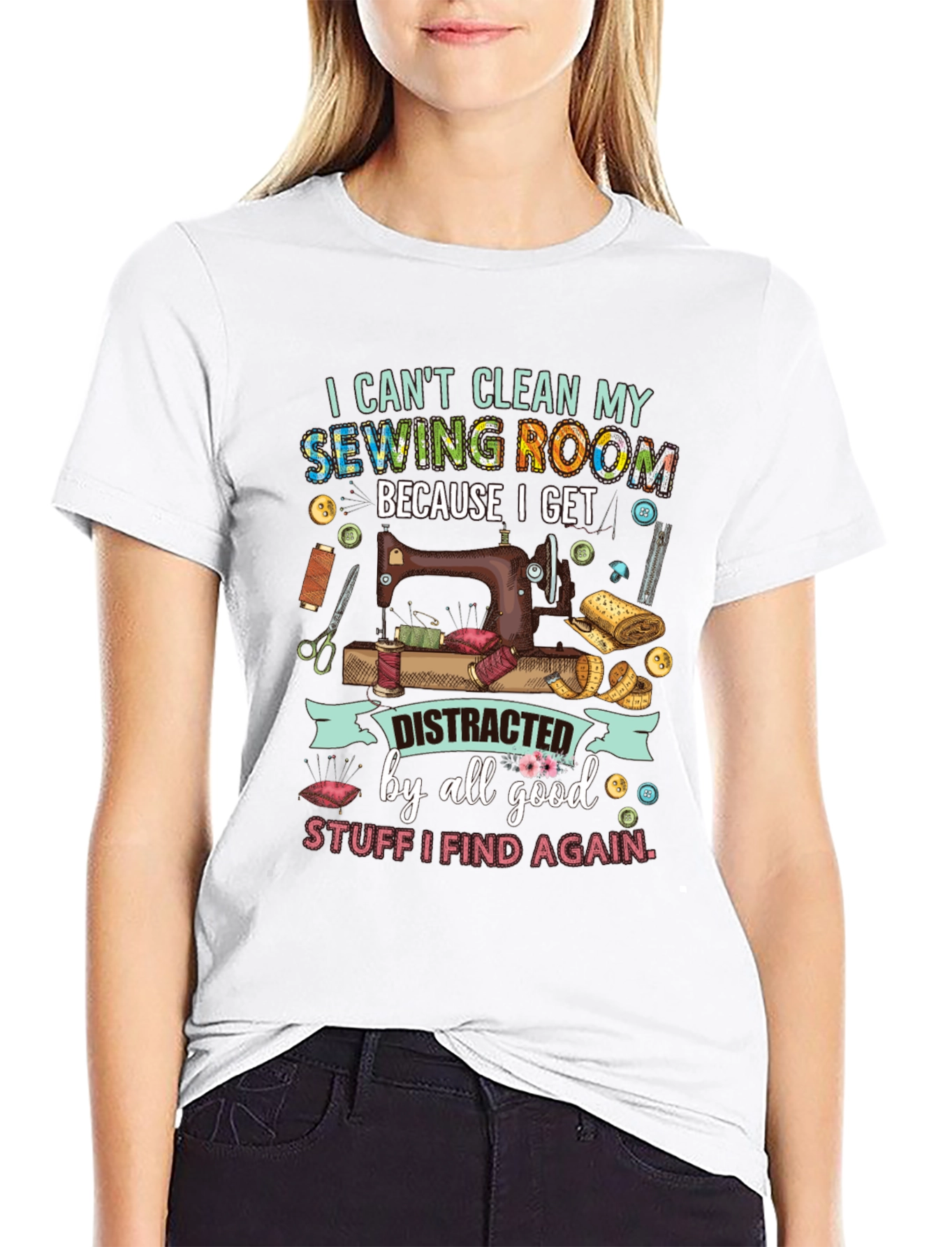 Sewing Room Distraction Graphic Tee