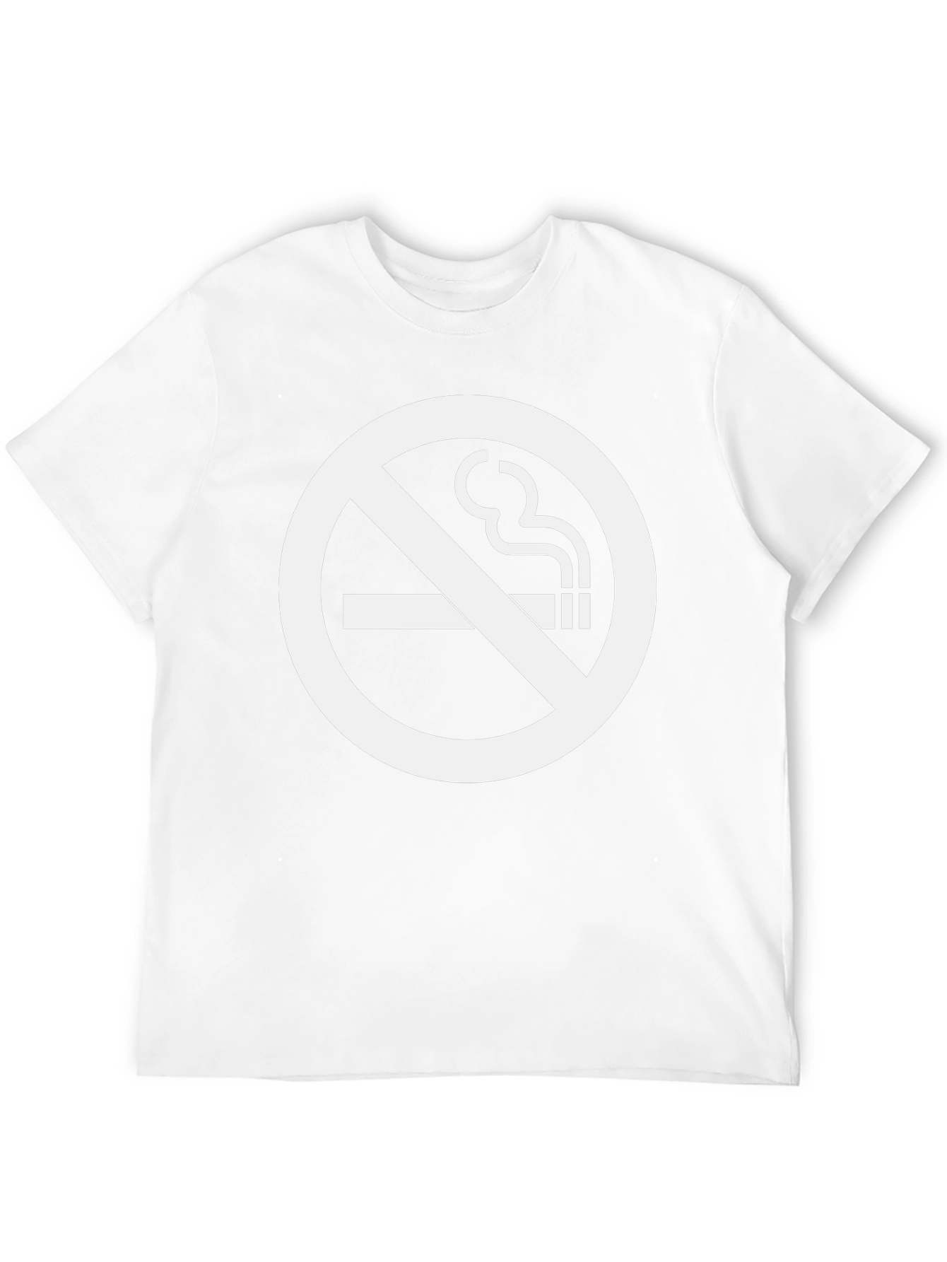 No Smoking Symbol T-Shirt - Bold Graphic Tee