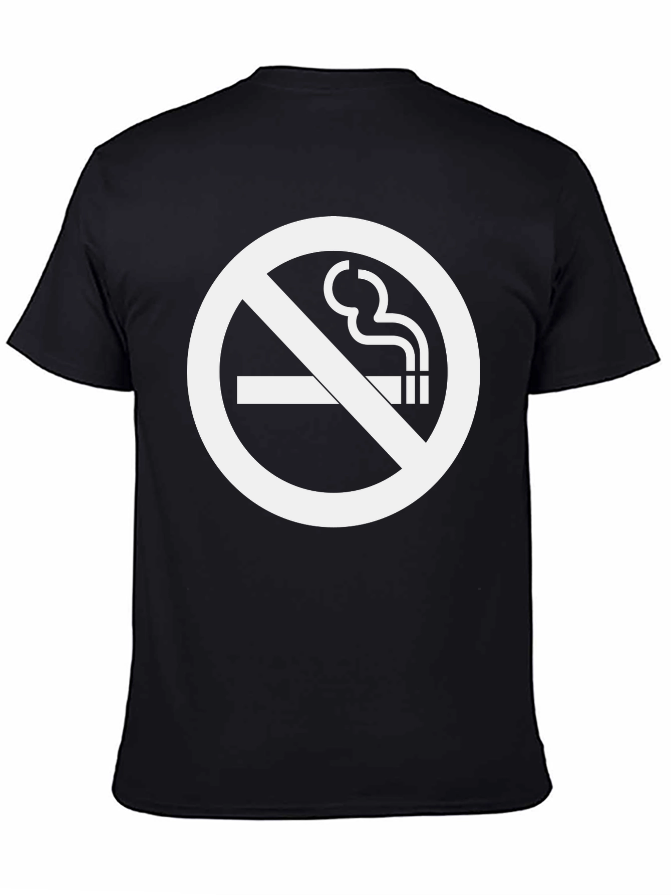 No Smoking Symbol T-Shirt - Bold Graphic Tee