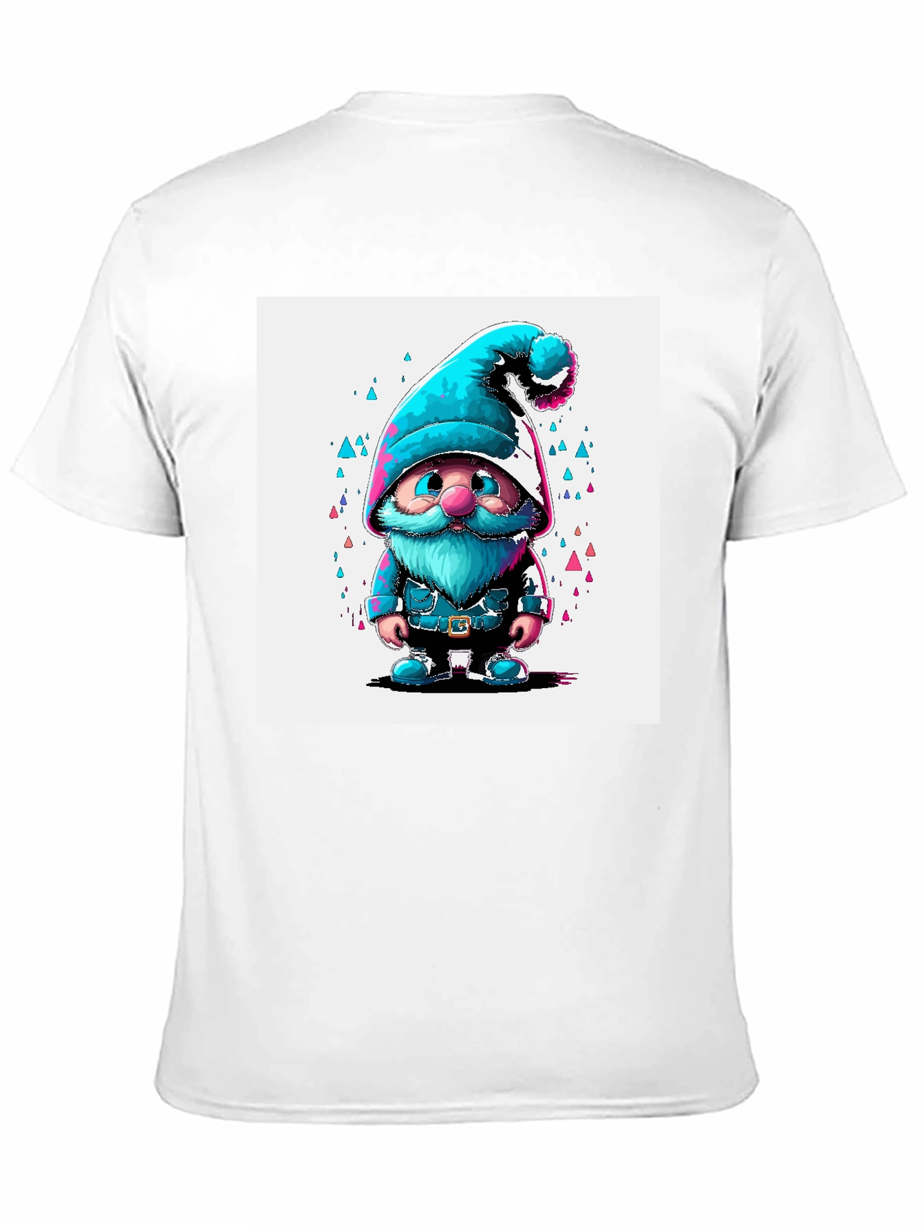 Gnome Graphic Tee - Stylish Black Cotton T-Shirt