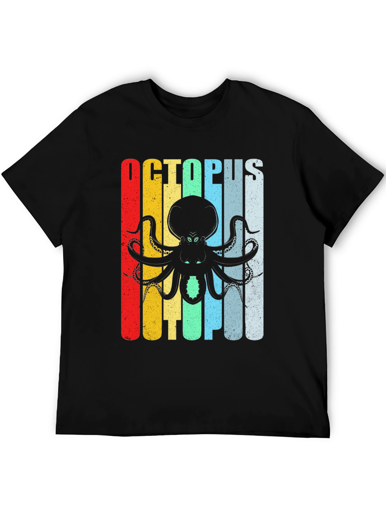 Retro Octopus Graphic T-Shirt - Cool Ocean Creature Tee