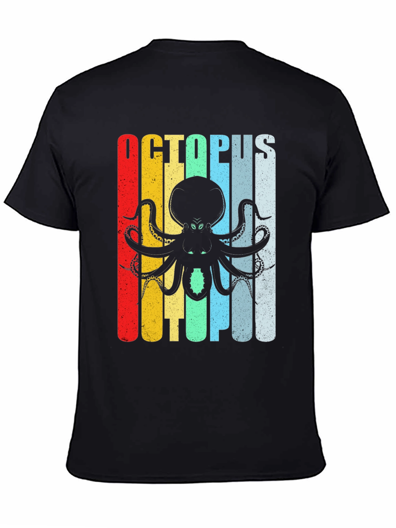 Retro Octopus Graphic T-Shirt - Cool Ocean Creature Tee