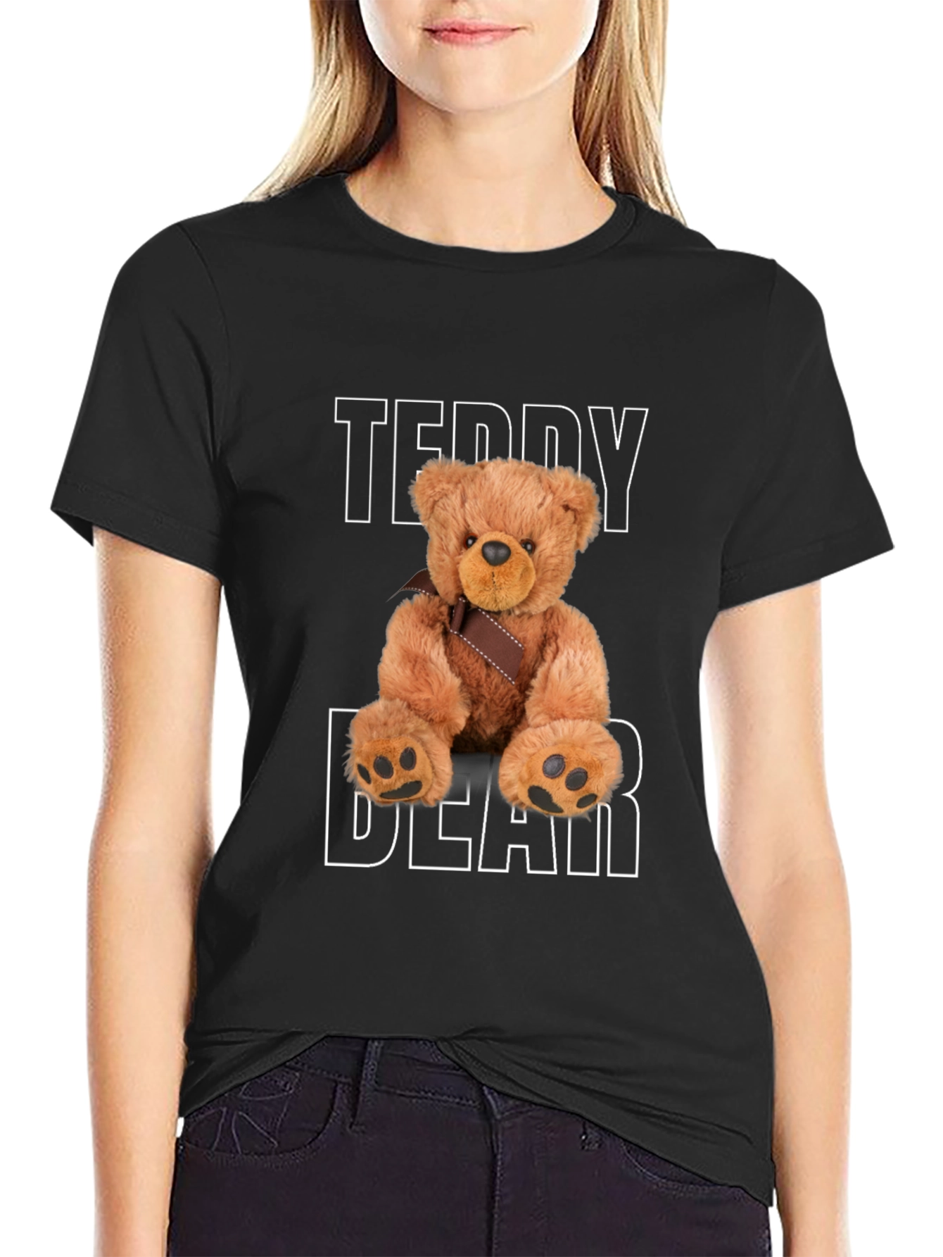 Teddy Bear Graphic T-Shirt - Soft & Stylish