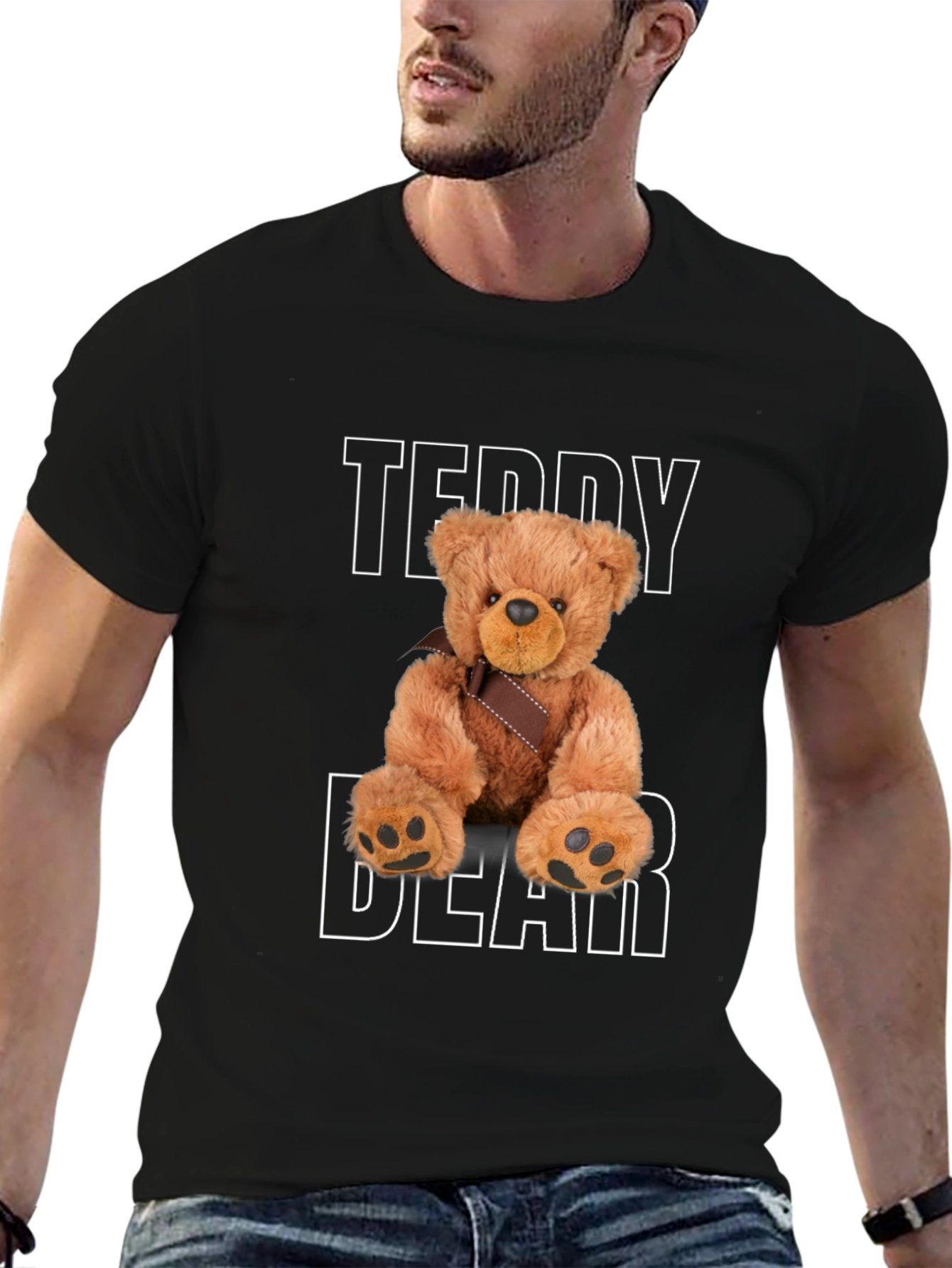 Teddy Bear Graphic T-Shirt - Soft & Stylish