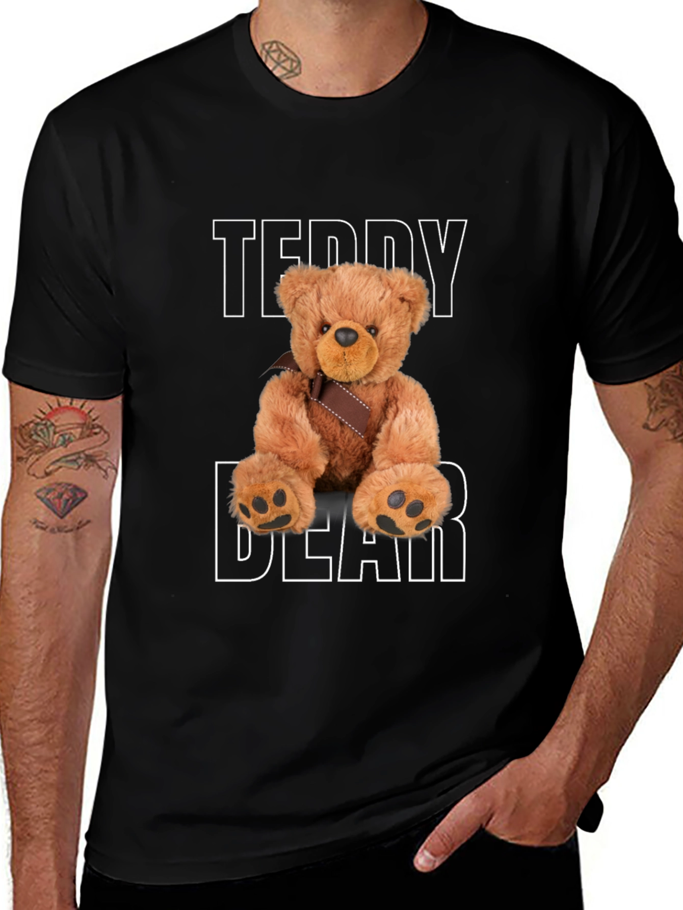 Teddy Bear Graphic T-Shirt - Soft & Stylish