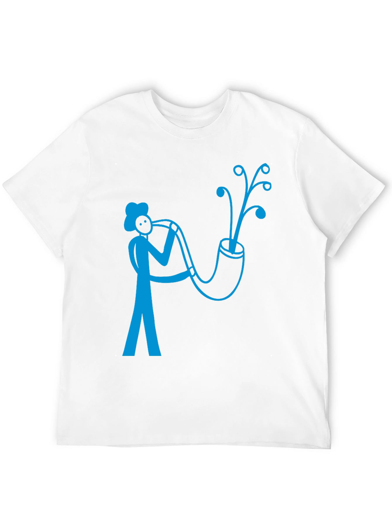 Unique Saxophone Player Graphic T-Shirt