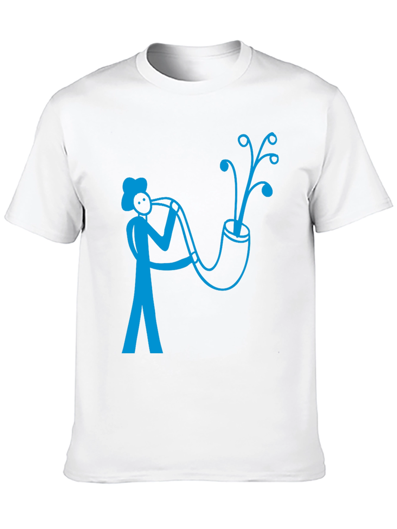 Unique Saxophone Player Graphic T-Shirt