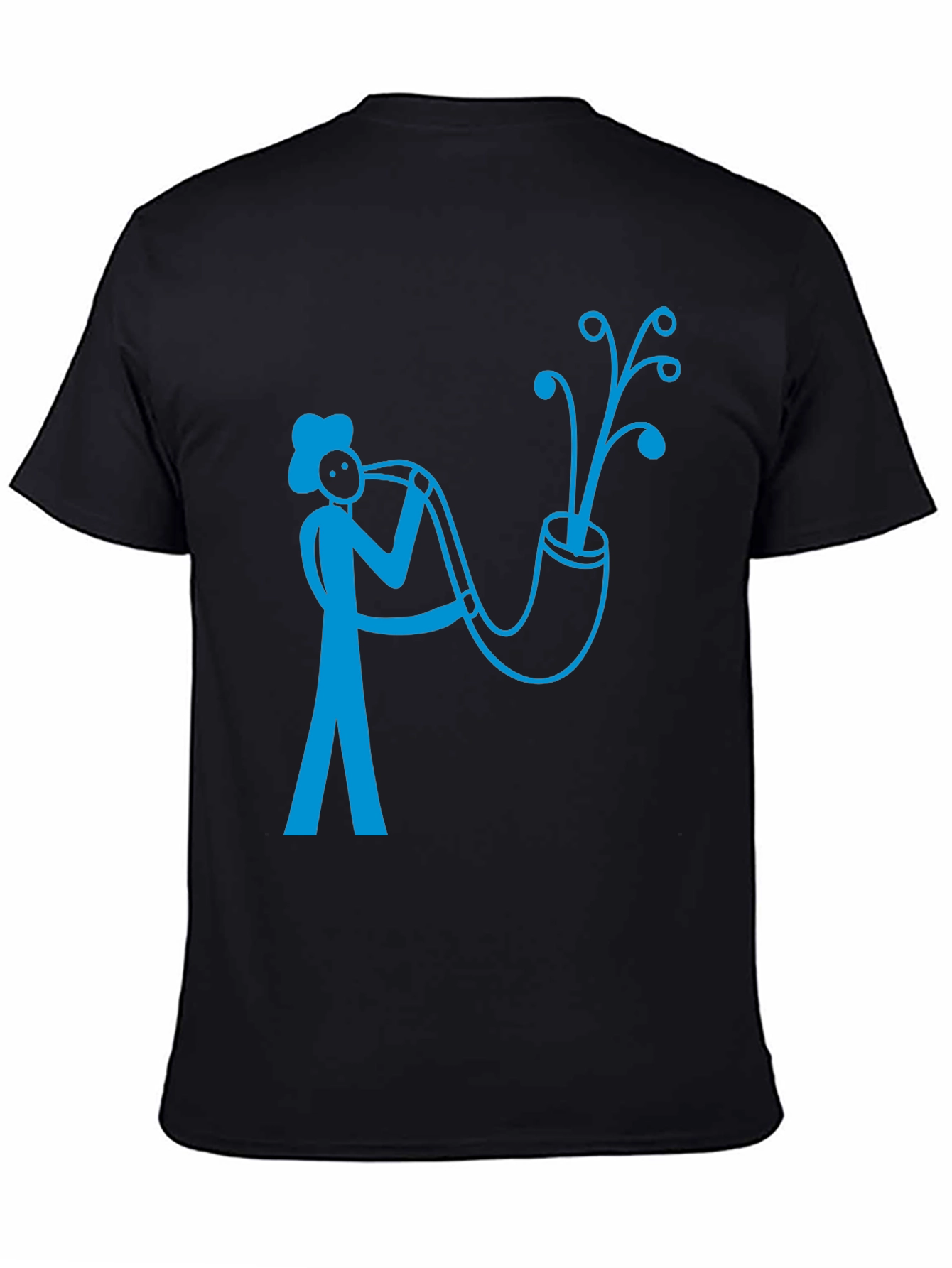 Unique Saxophone Player Graphic T-Shirt