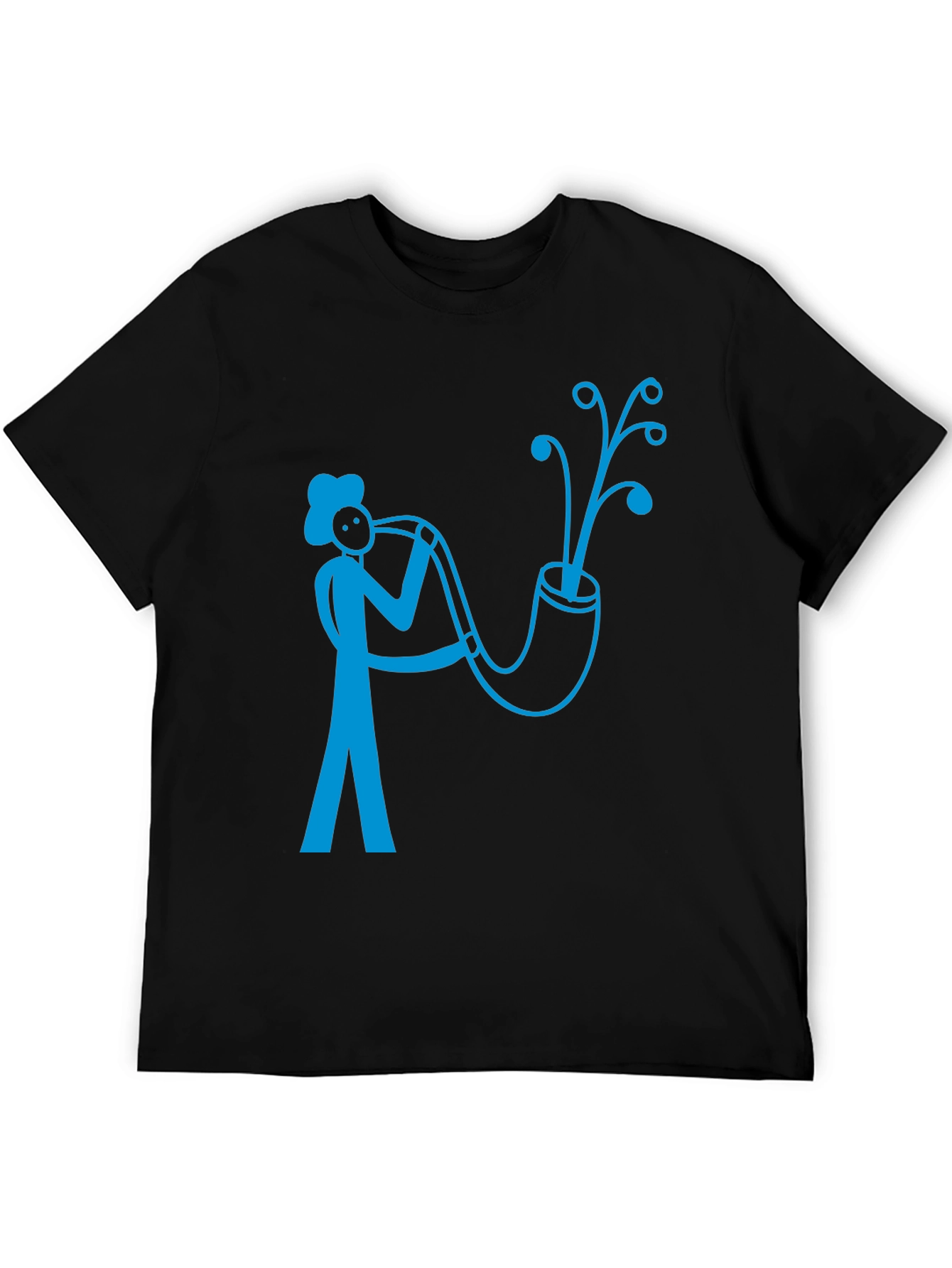 Unique Saxophone Player Graphic T-Shirt