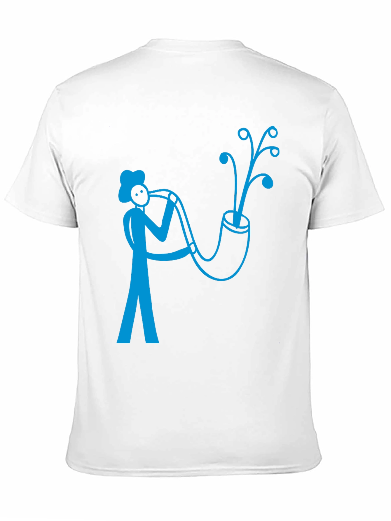 Unique Saxophone Player Graphic T-Shirt