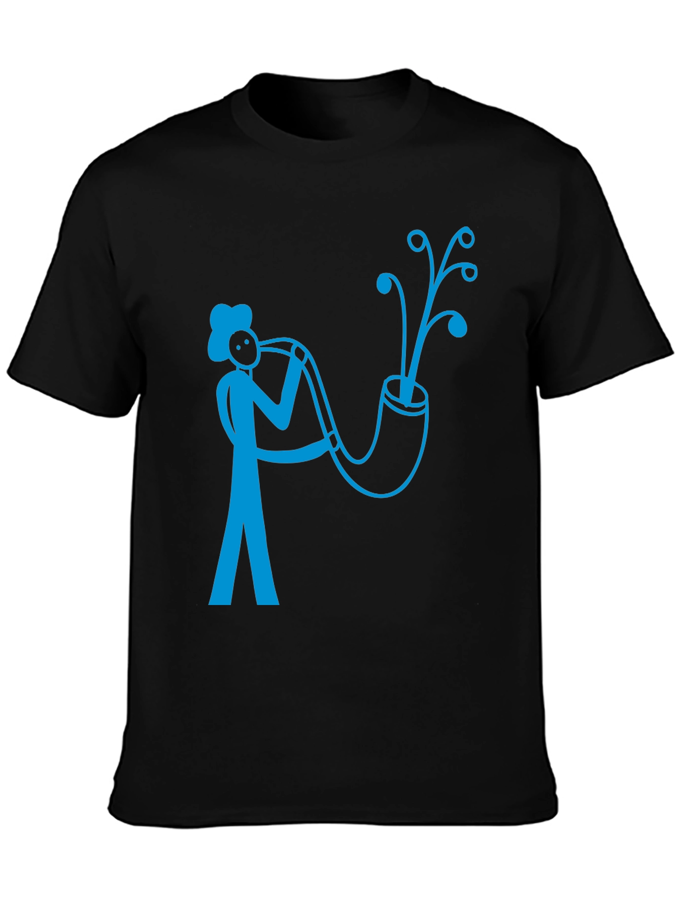 Unique Saxophone Player Graphic T-Shirt