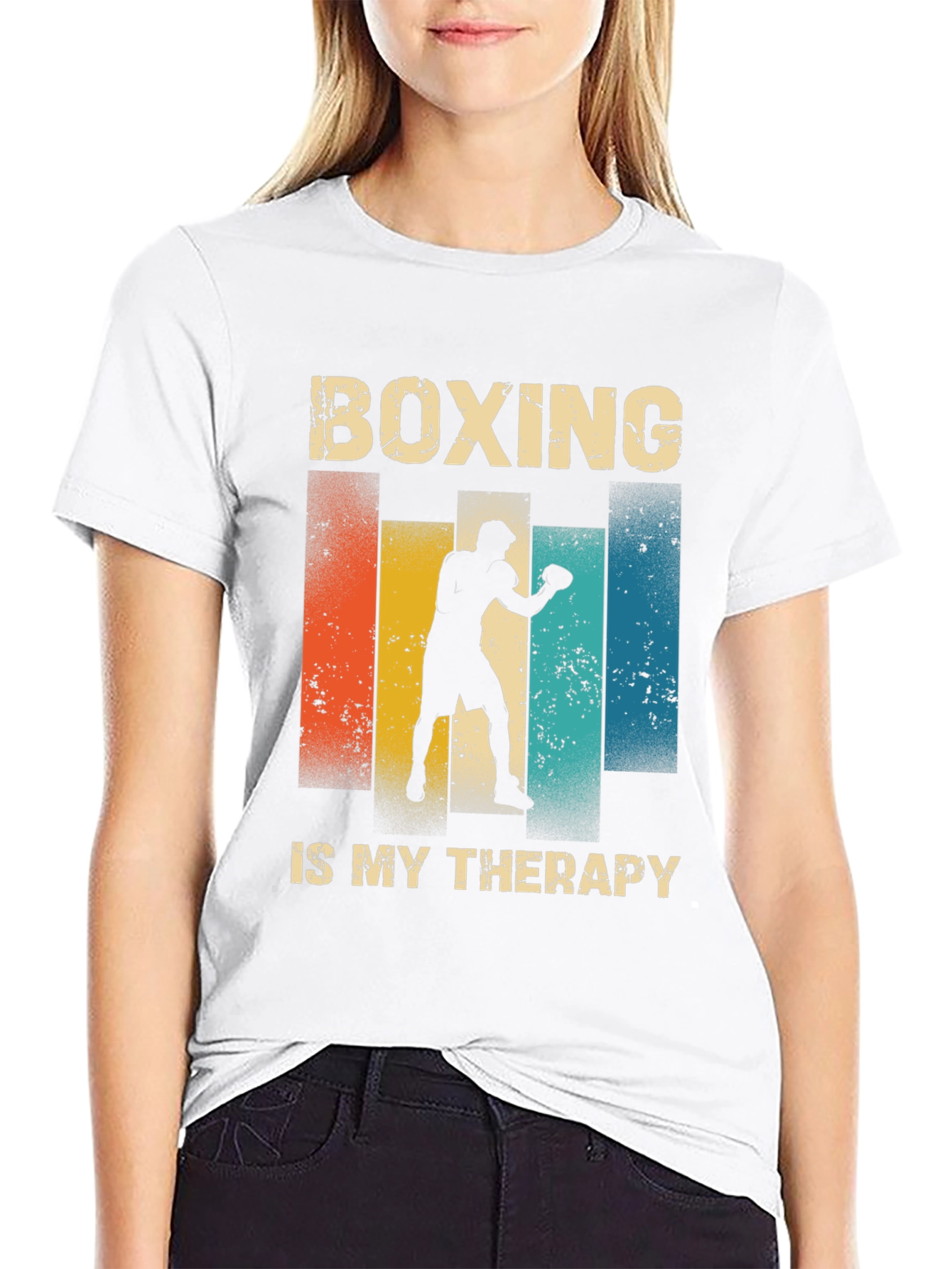 Boxing is My Therapy Graphic Tee