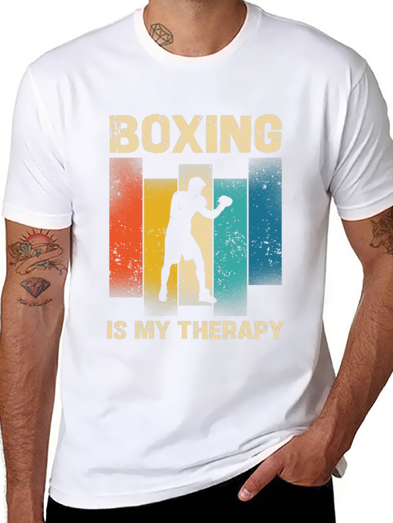Boxing is My Therapy Graphic Tee