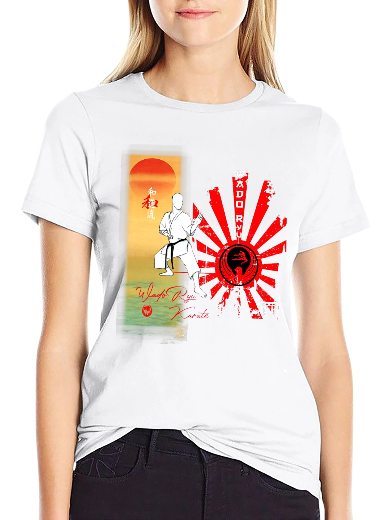 Wado Ryu Karate Graphic T-Shirt Martial Arts