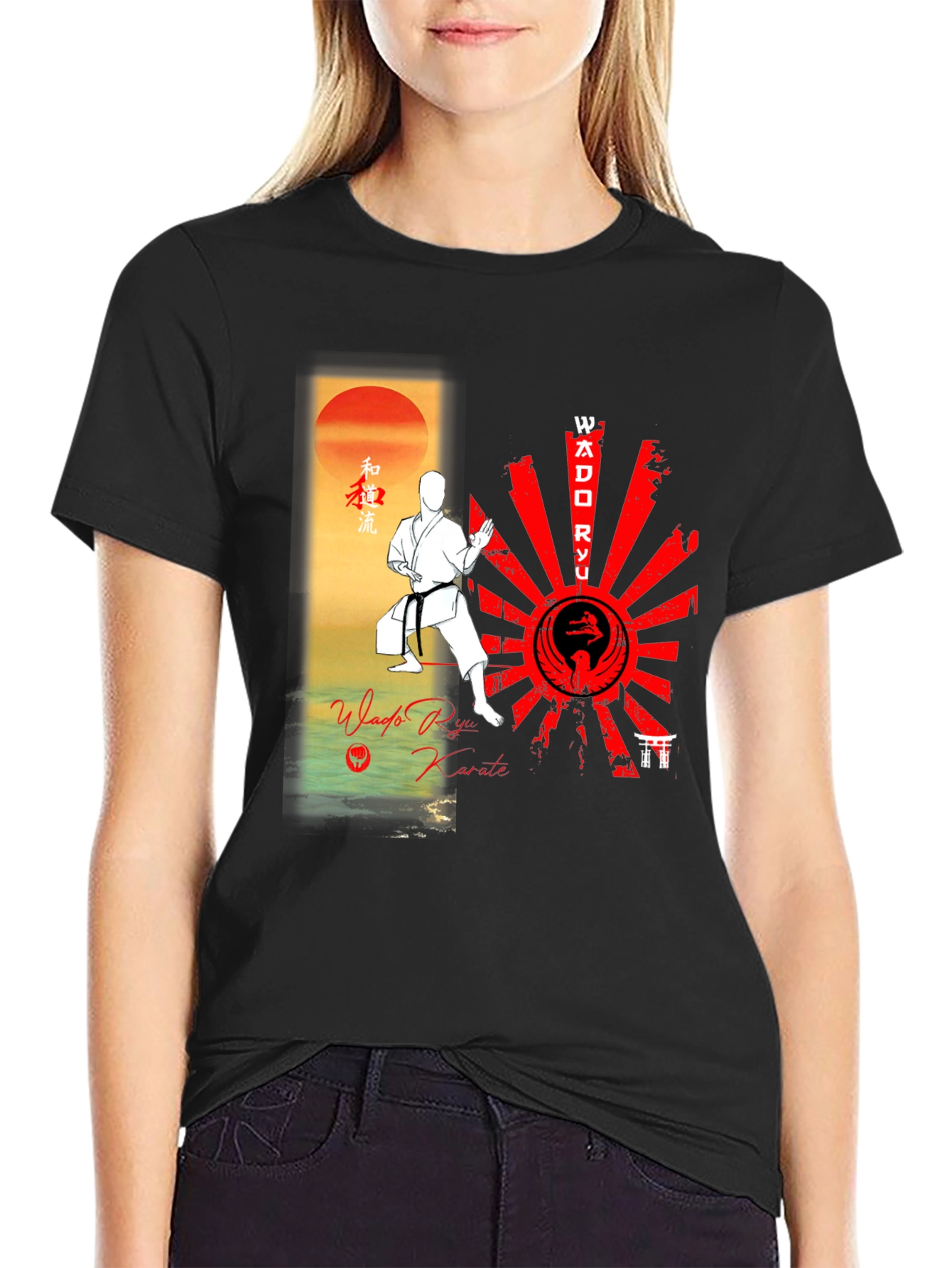 Wado Ryu Karate Graphic T-Shirt Martial Arts