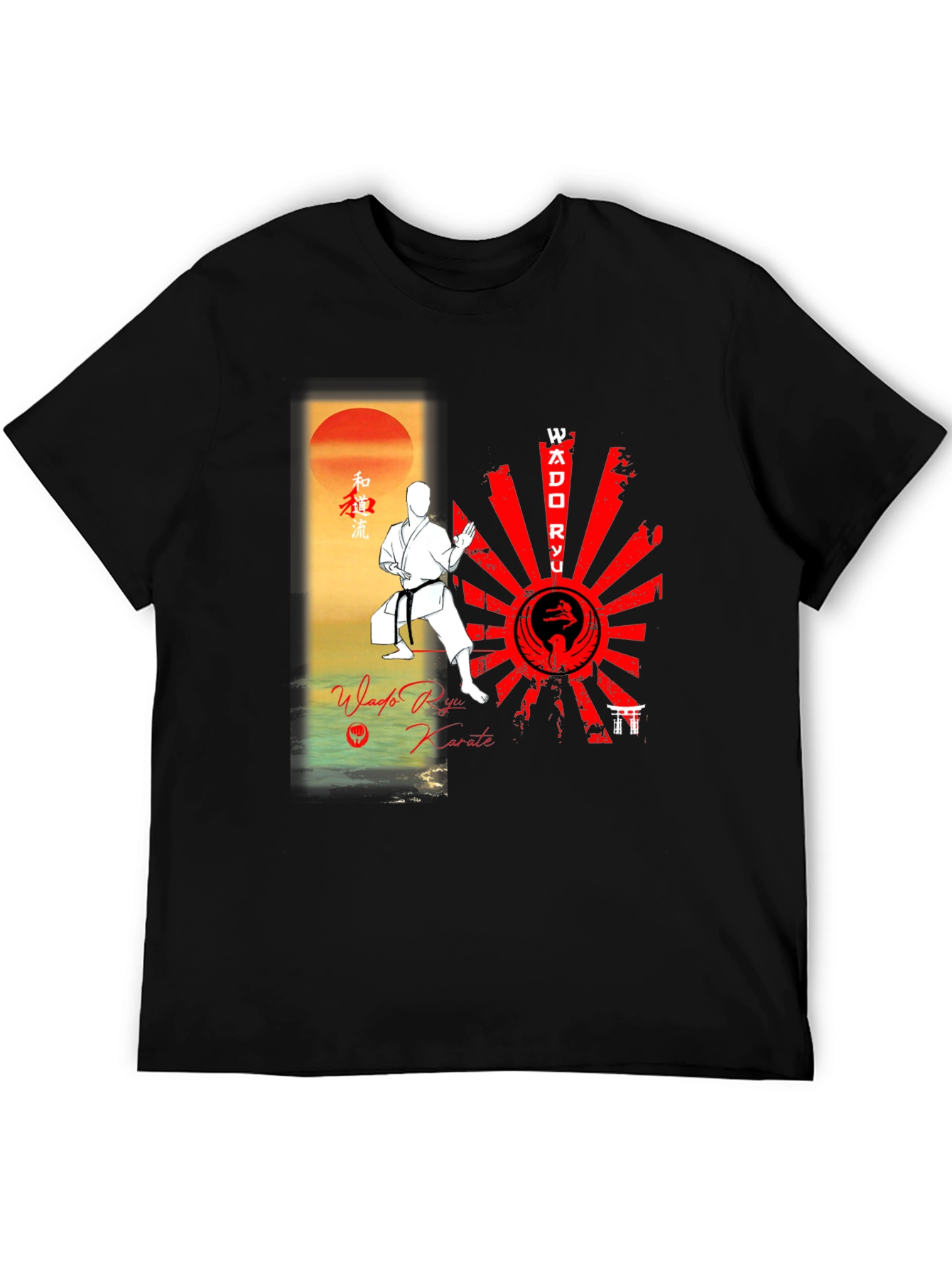 Wado Ryu Karate Graphic T-Shirt Martial Arts