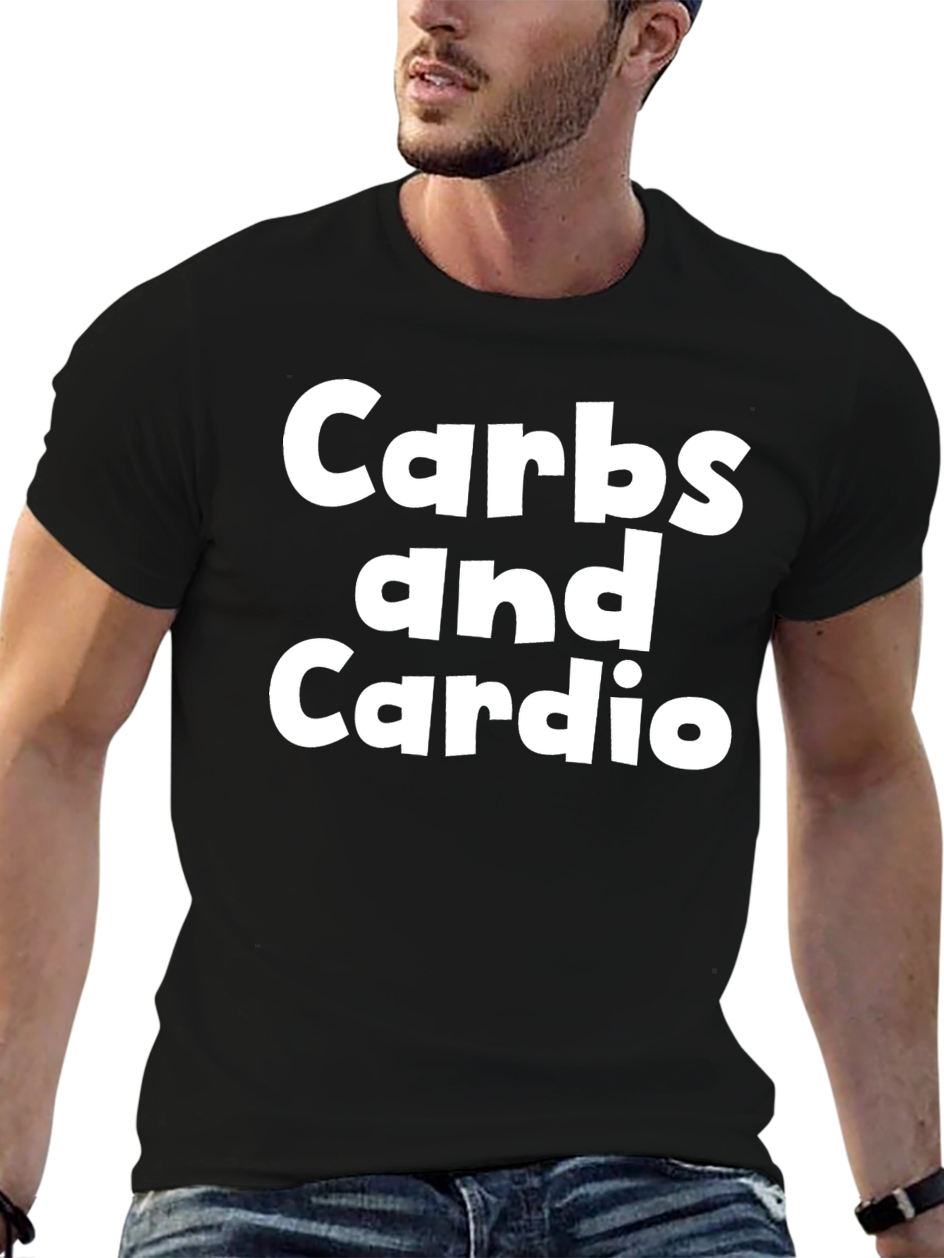 Carbs and Cardio Graphic T-Shirt