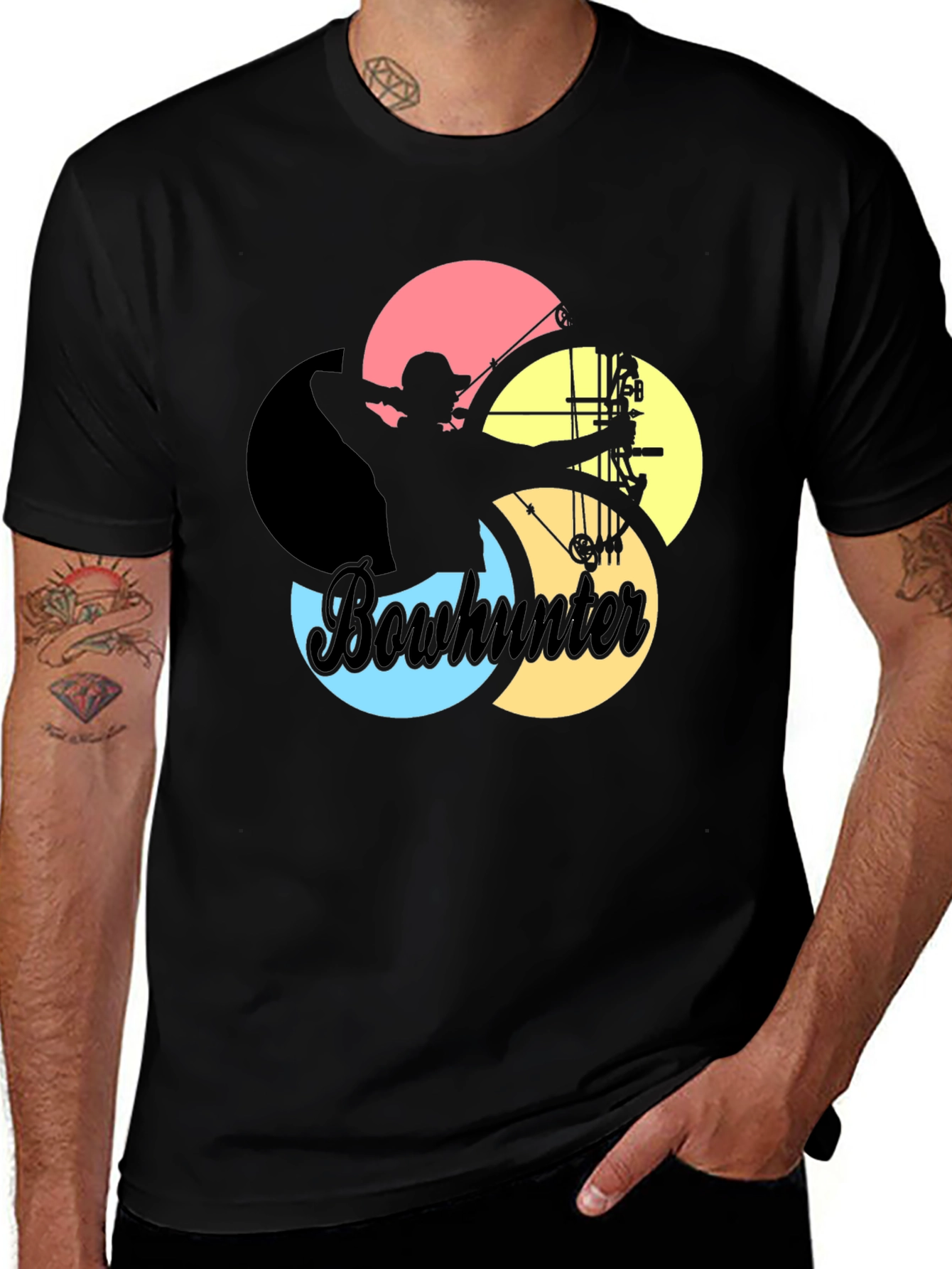 Bowhunter Graphic T-Shirt - Archery Enthusiast Tee