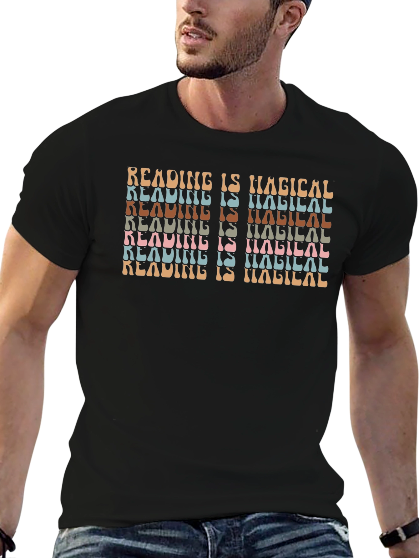 Reading is Magical Retro Style T-Shirt