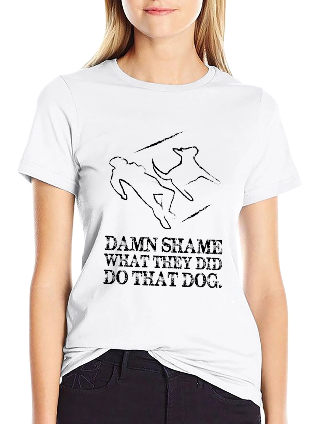 Damn Shame Dog T-Shirt