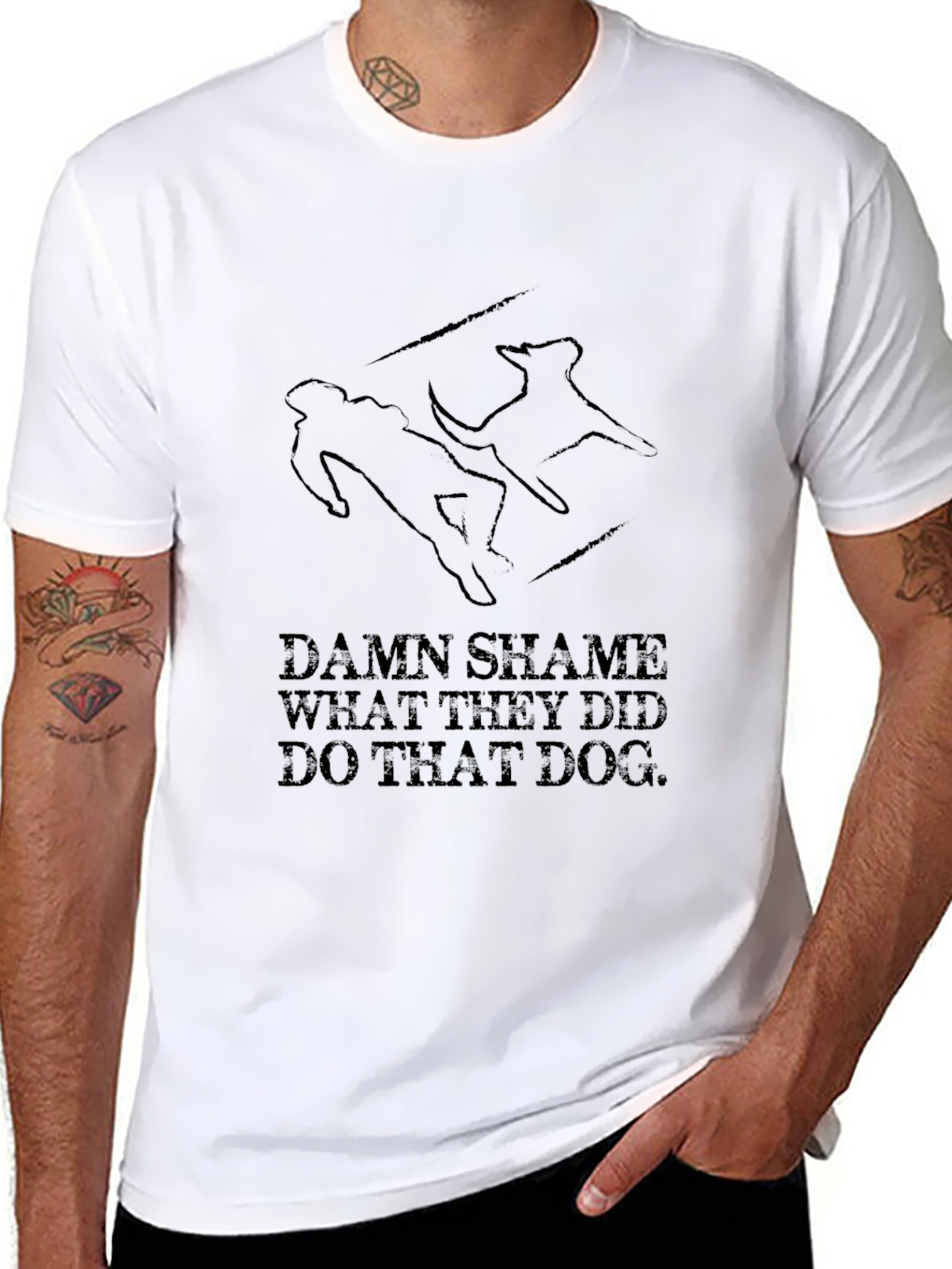Damn Shame Dog T-Shirt