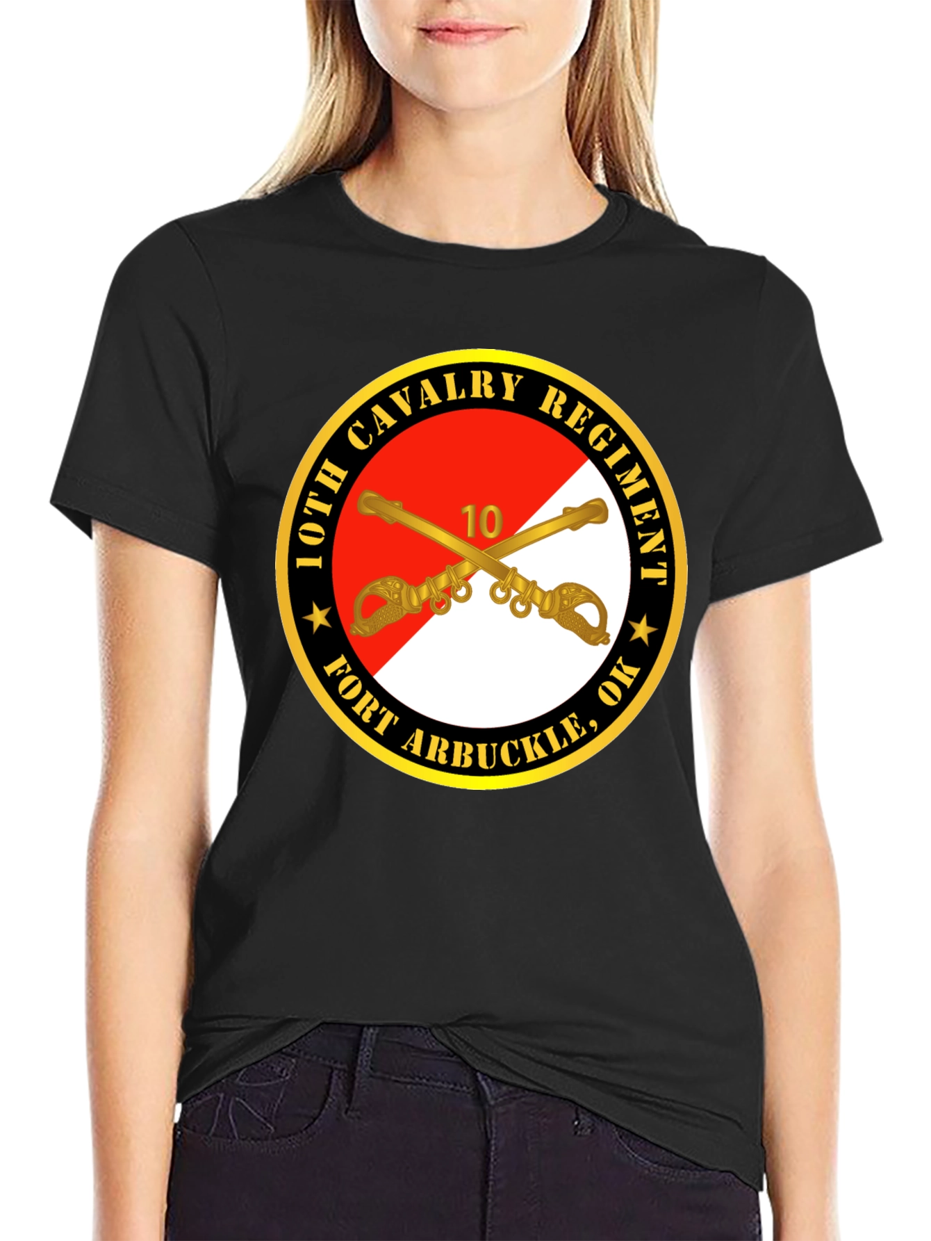10th Cavalry Regiment T-Shirt - Fort Arbuckle OK