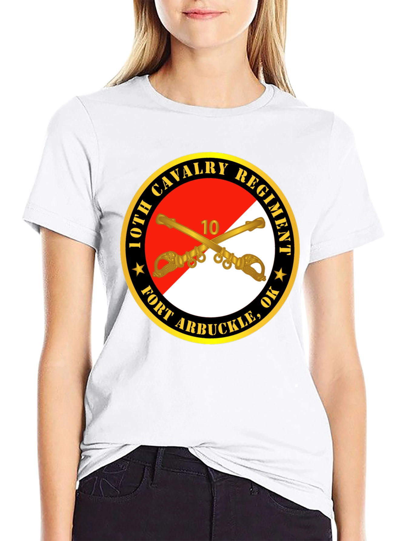 10th Cavalry Regiment T-Shirt - Fort Arbuckle OK