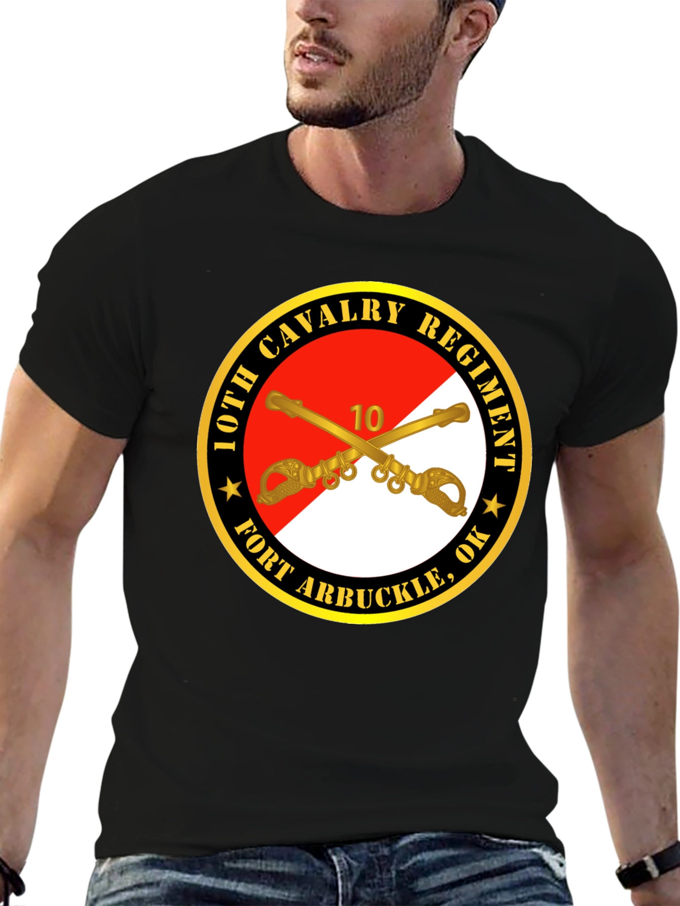10th Cavalry Regiment T-Shirt - Fort Arbuckle OK