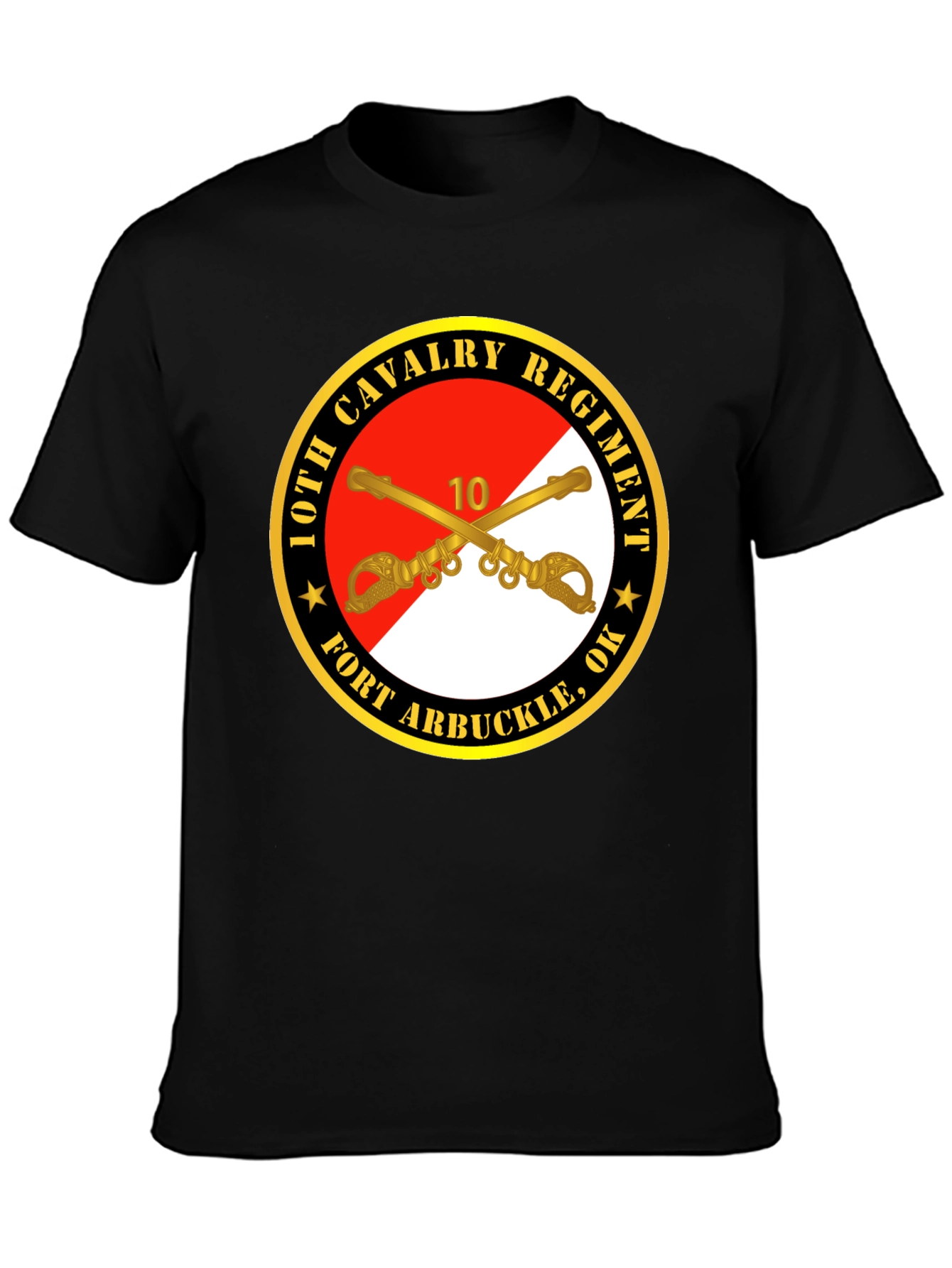 10th Cavalry Regiment T-Shirt - Fort Arbuckle OK