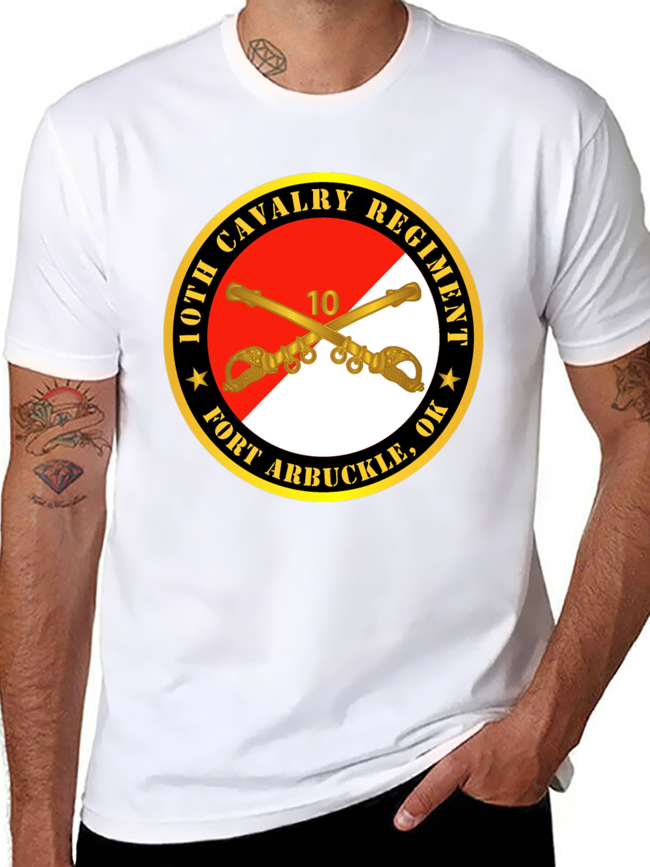 10th Cavalry Regiment T-Shirt - Fort Arbuckle OK