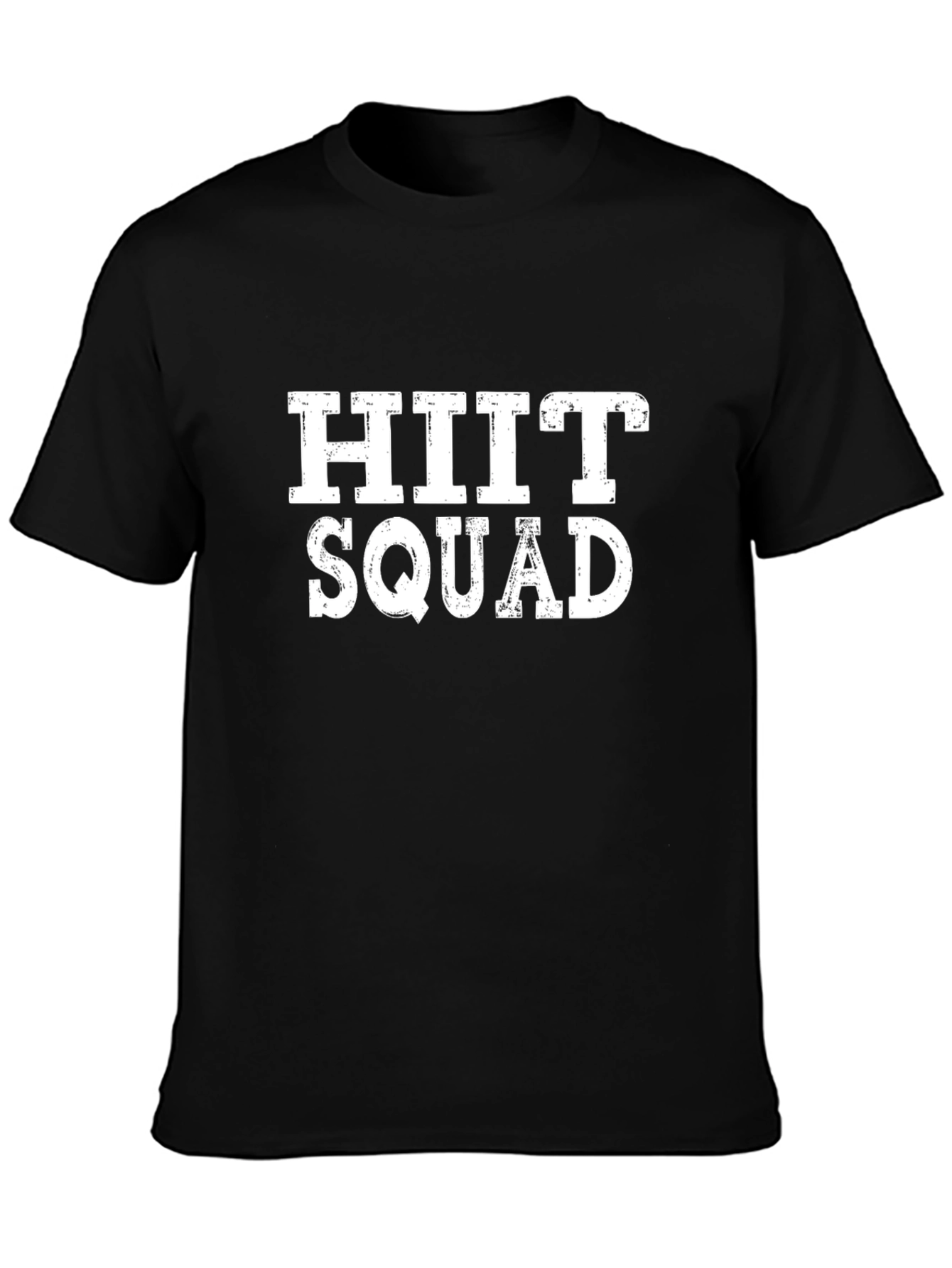 HIIT Squad Black T-Shirt - Workout Motivation