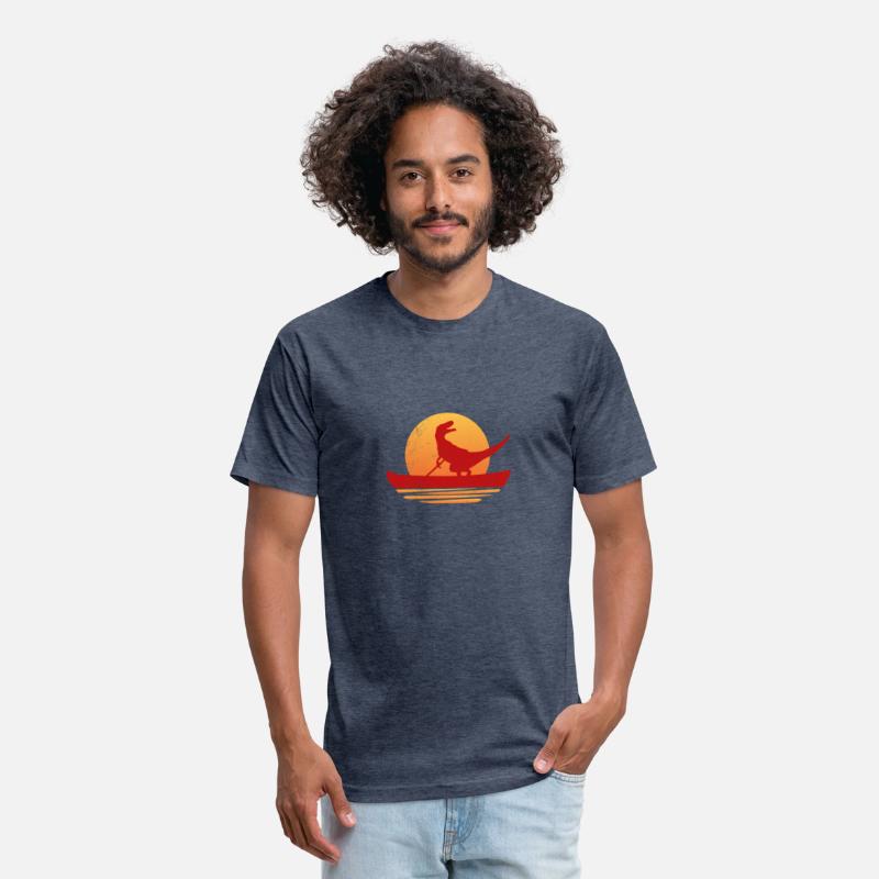 Canoeing T-Rex Dinosaur Canoe Lover Gift Idea
