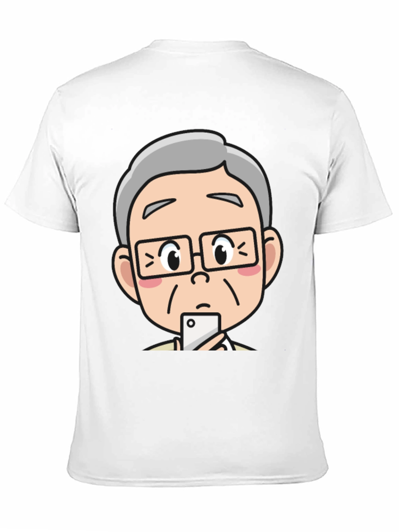 Cartoon Face Graphic T-Shirt