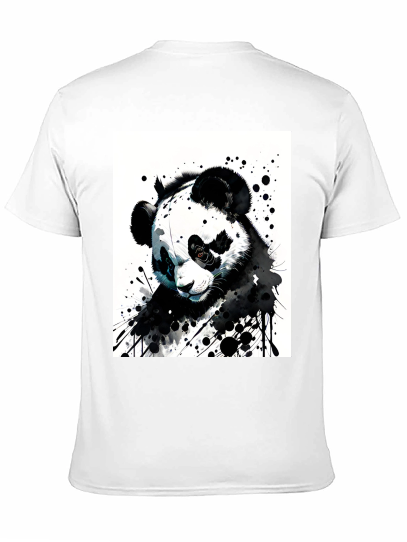 Black Panda Graphic Tee - Unique Art Design
