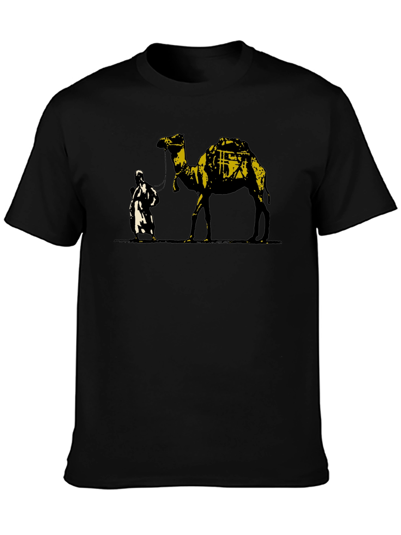 Camel and Man Graphic T-Shirt