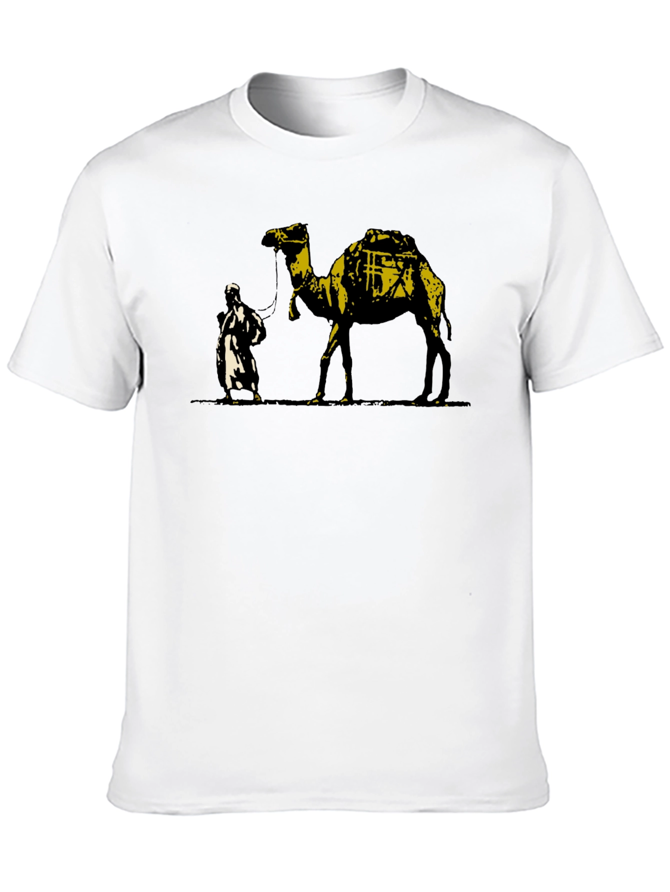 Camel and Man Graphic T-Shirt