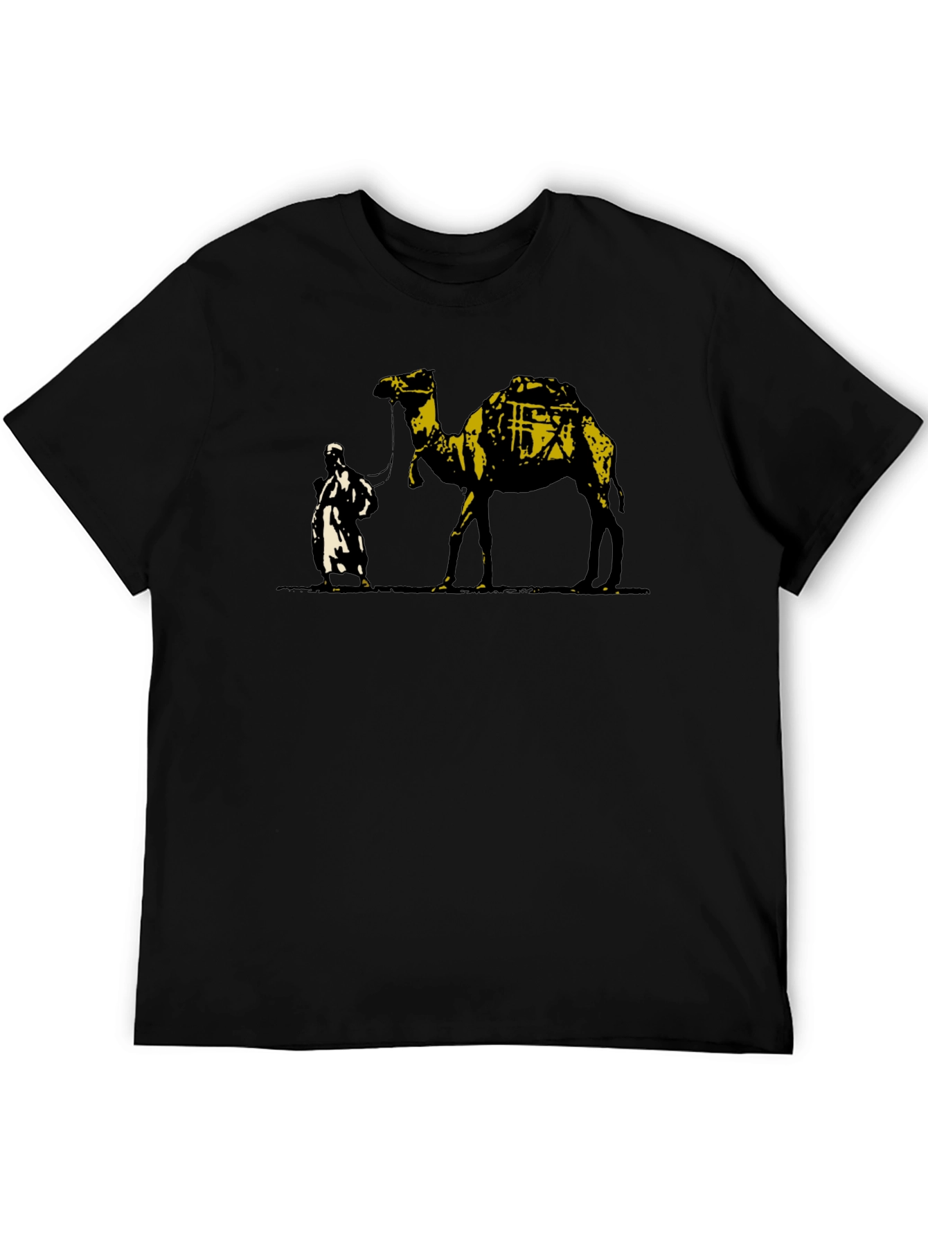 Camel and Man Graphic T-Shirt