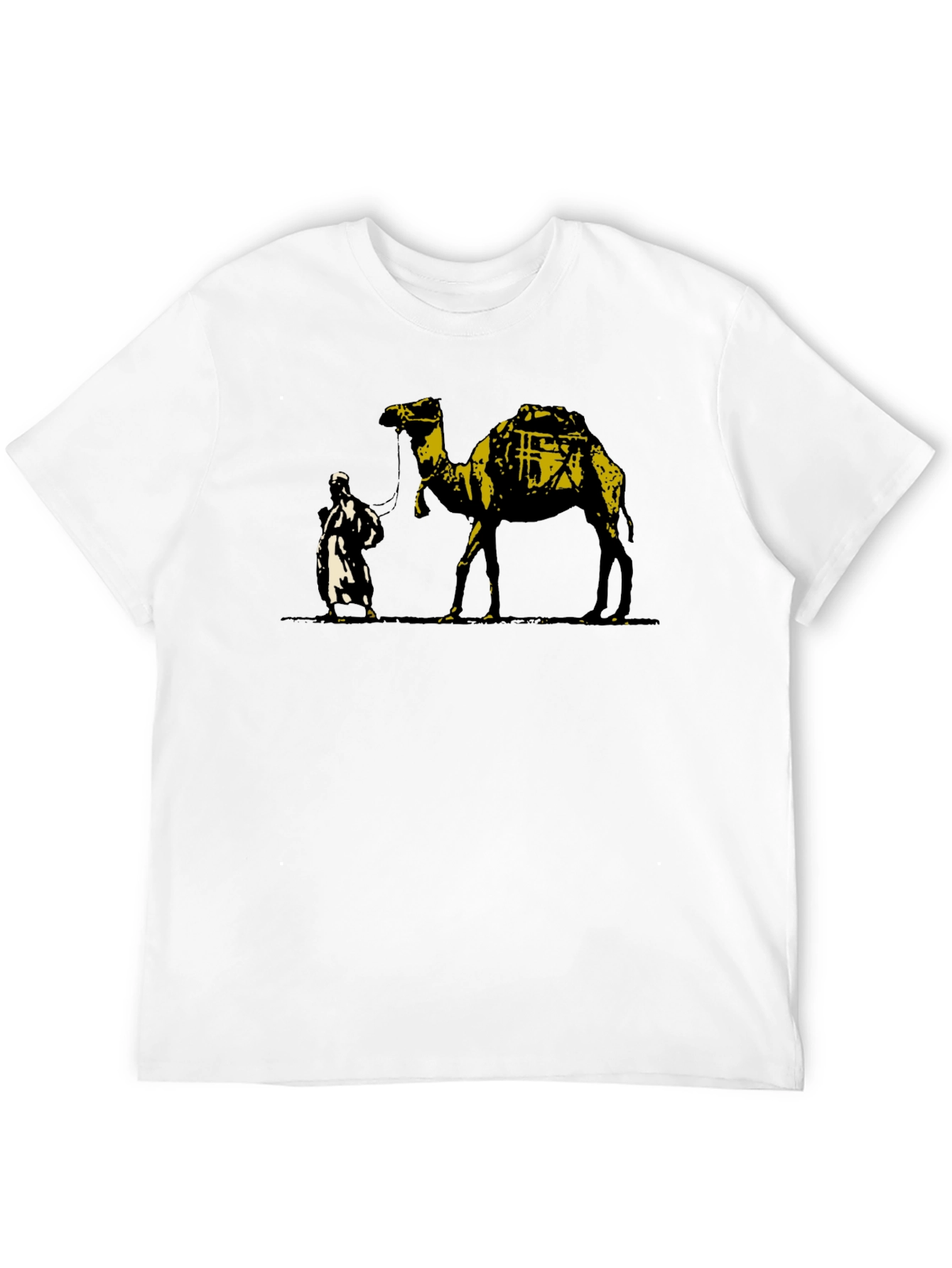 Camel and Man Graphic T-Shirt