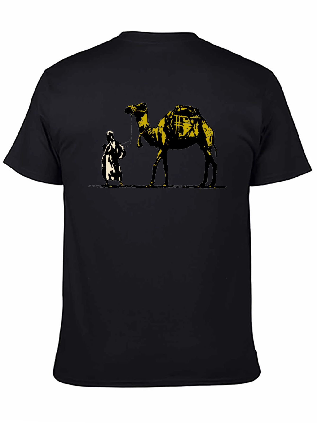 Camel and Man Graphic T-Shirt