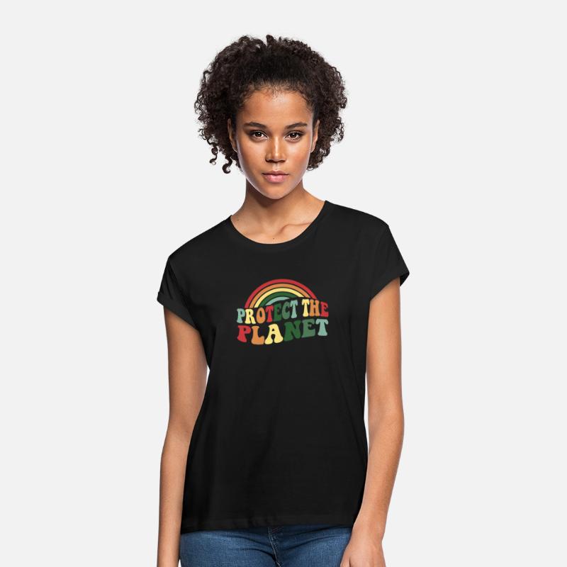 Classic Retro Color Earth Day - Protect the Planet
