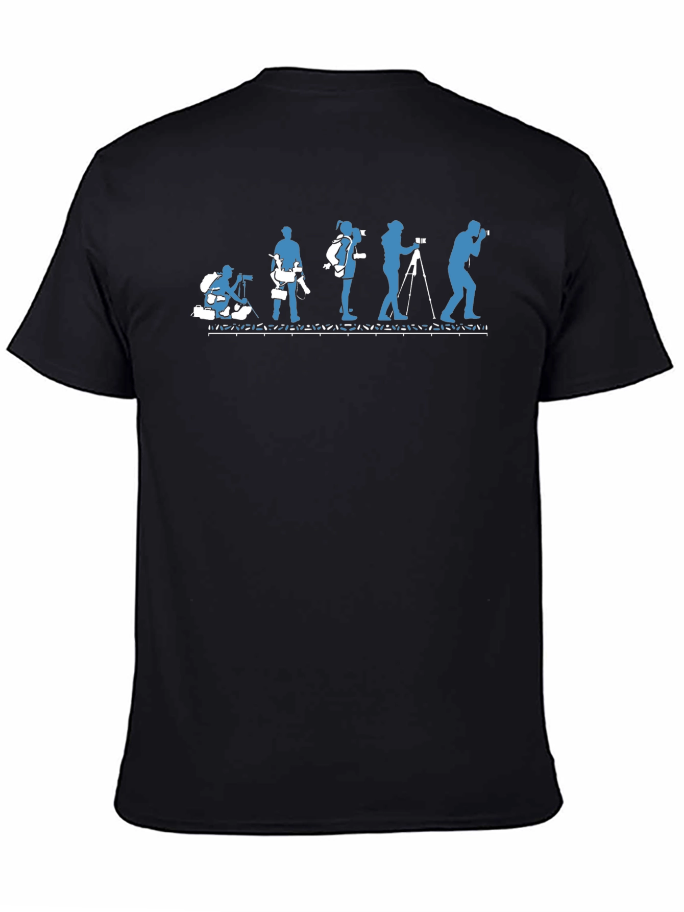 Photographer Evolution T-Shirt - Black