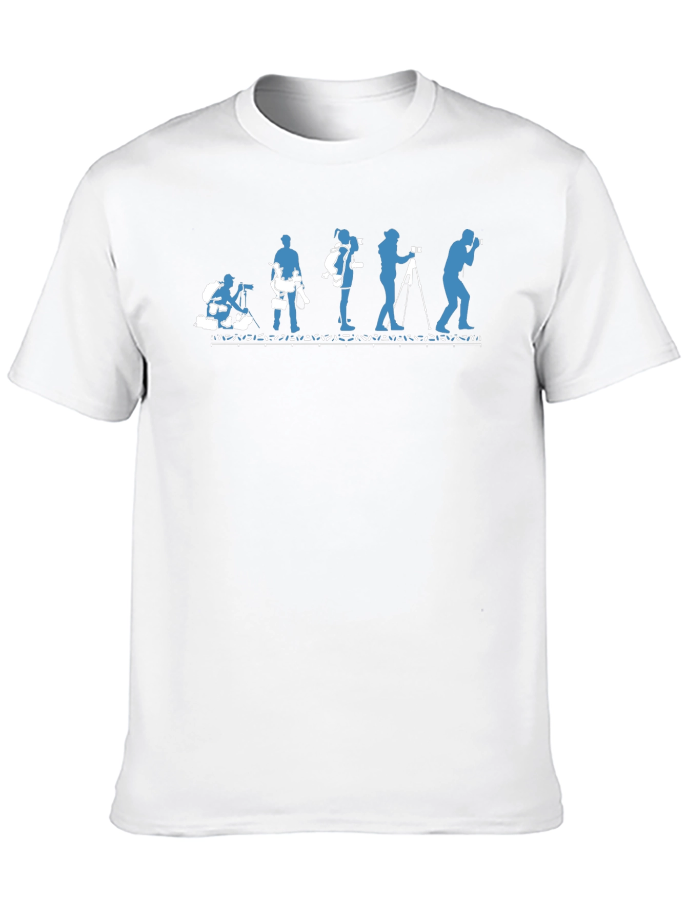 Photographer Evolution T-Shirt - Black